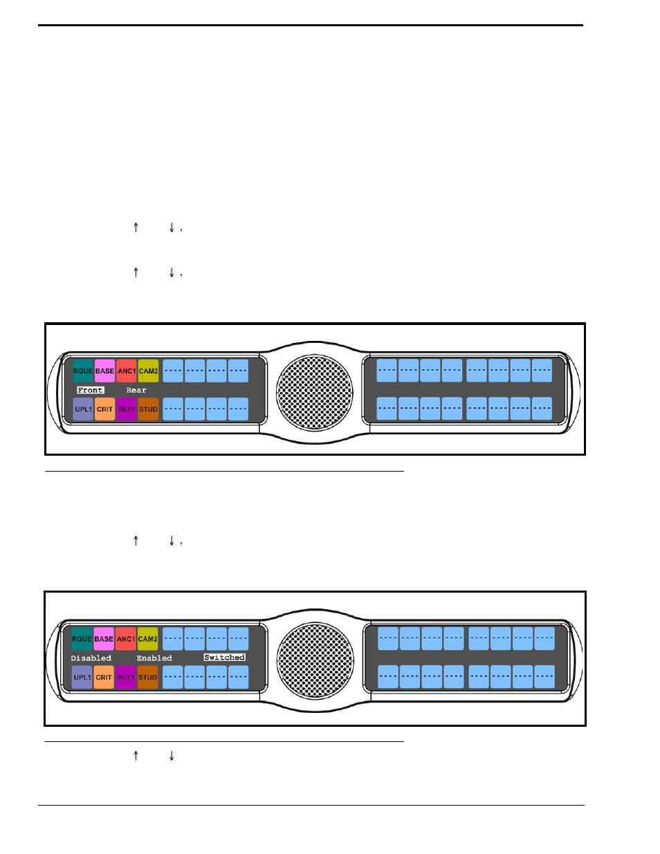 Audio options menu, panel mic | RTS CLD Color Keypanel Family KP 32 CLD User Manual | Page 78 / 160