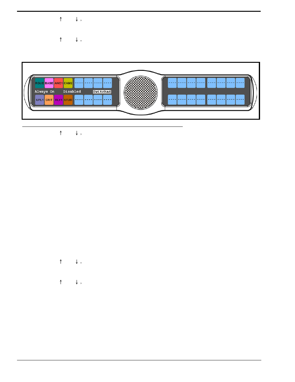 Audio options menu, speaker | RTS CLD Color Keypanel Family KP 32 CLD User Manual | Page 80 / 160