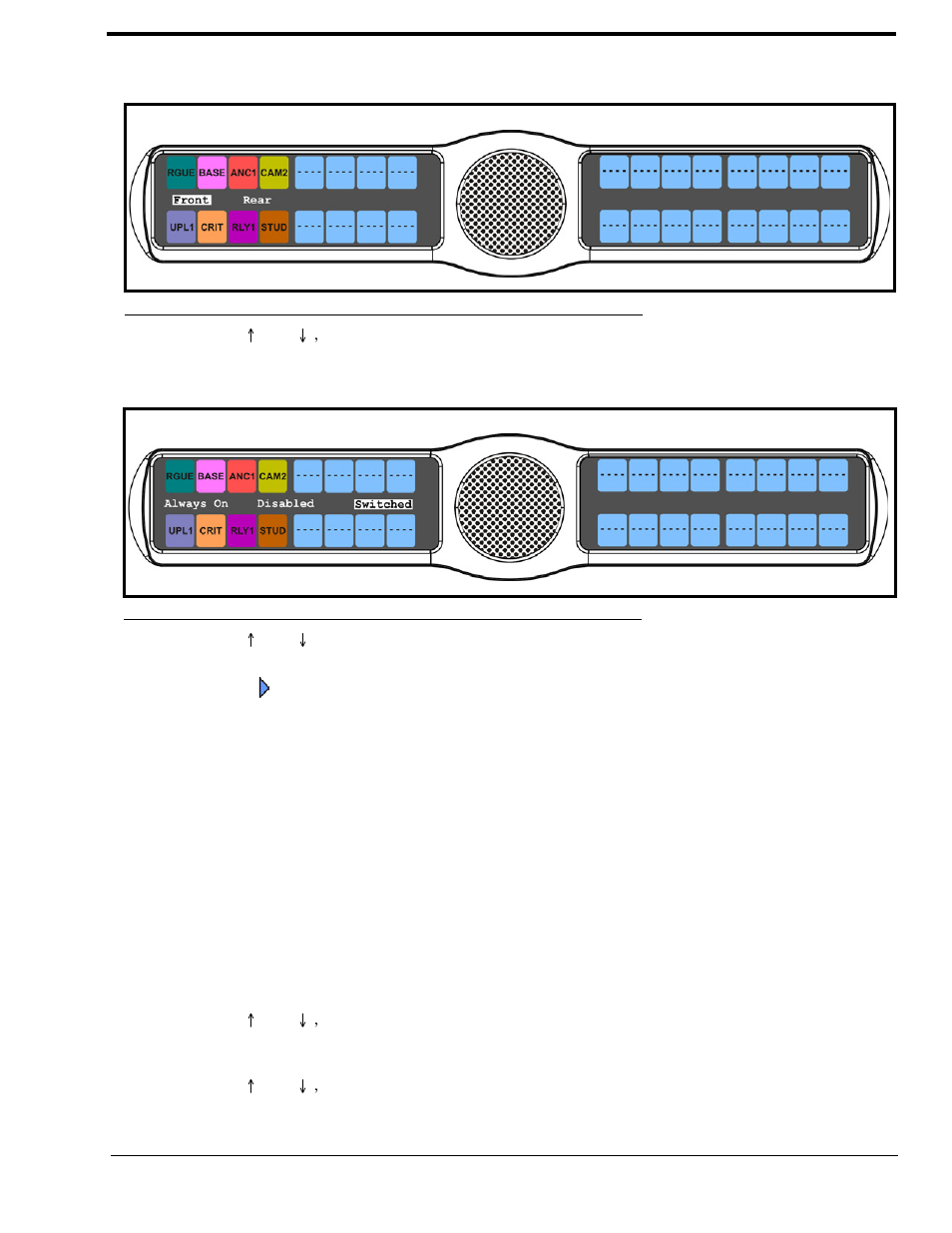 Audio options menu, tone gen | RTS CLD Color Keypanel Family KP 32 CLD User Manual | Page 81 / 160