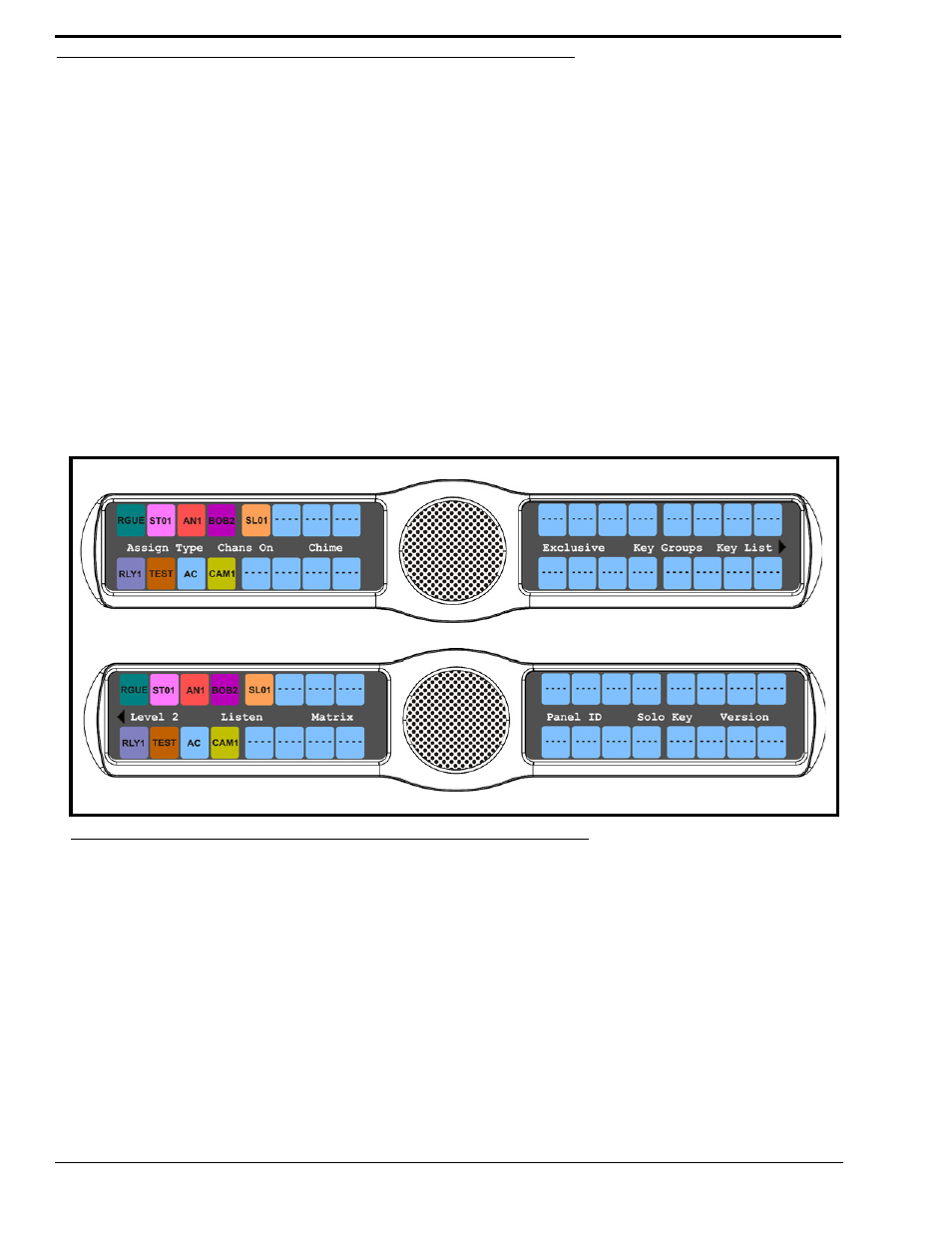 Menu system, display | RTS CLD Color Keypanel Family KP 32 CLD User Manual | Page 84 / 160