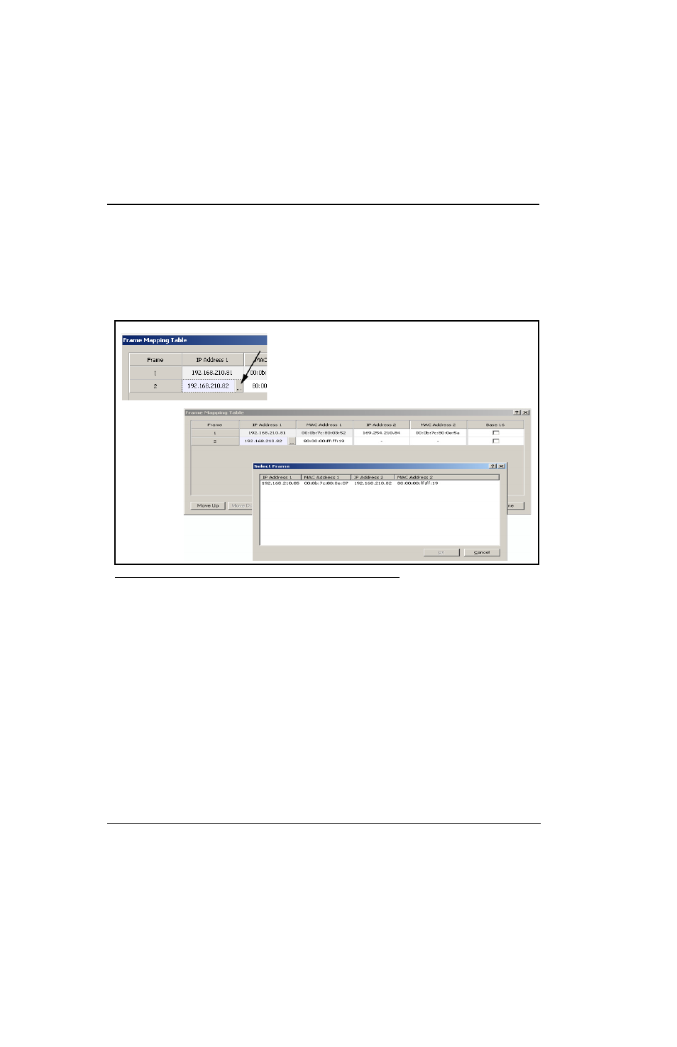 Ip address 1 column, Mac address 1 column, Ip address 2 column | Mac address 2 column | RTS TBX - TriBus ADAM User Manual | Page 34 / 48