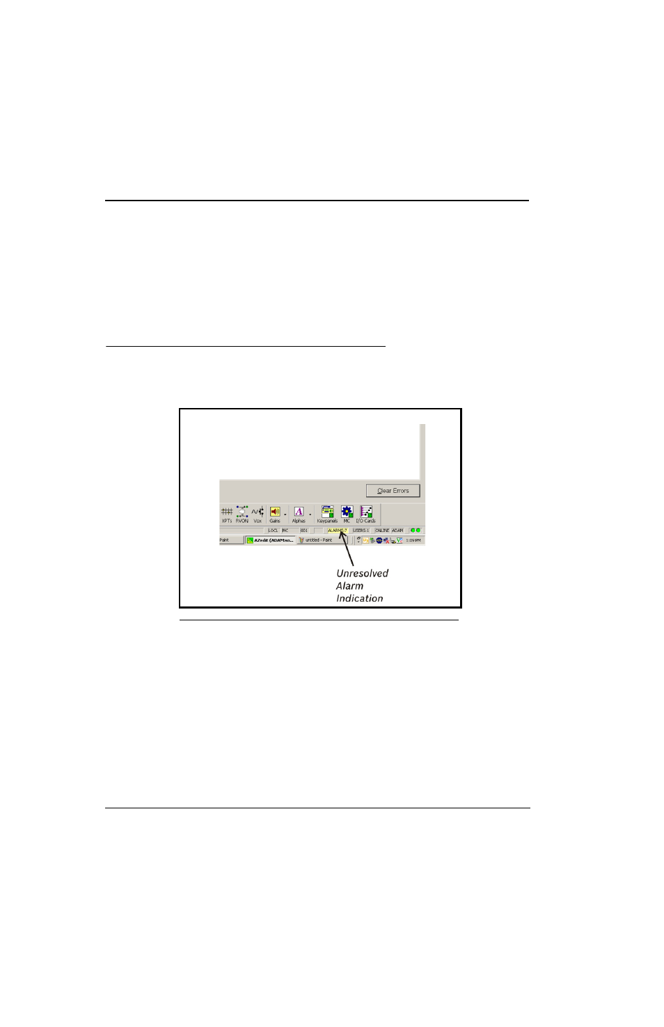 Audio a column, Audio b column, Audio c column | Intercom alarms | RTS TBX - TriBus ADAM User Manual | Page 40 / 48