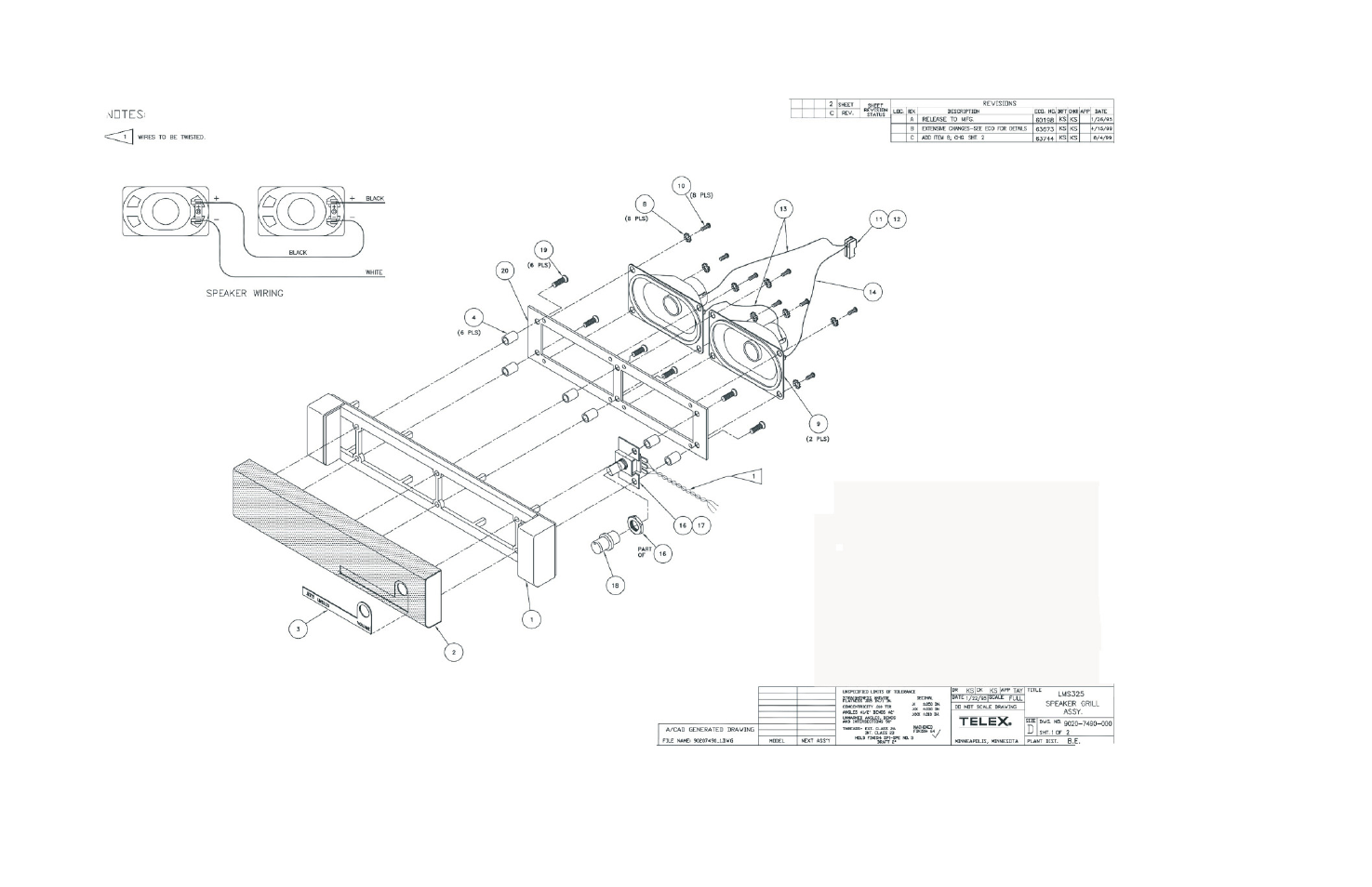 RTS LMS-325 User Manual | Page 22 / 25