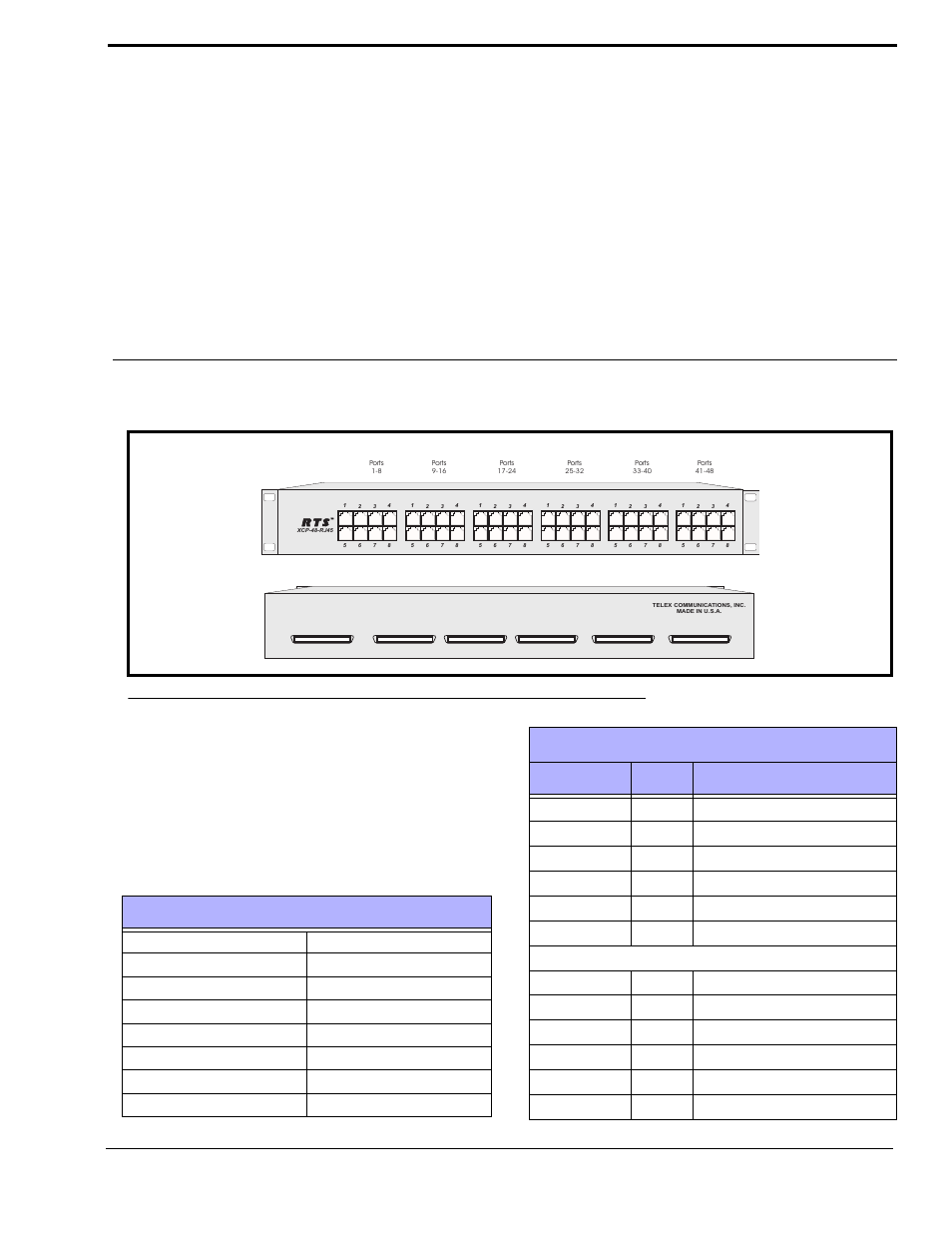 Chapter 1 xcp-48-rj45 9000-7809-000, Chapter 1, Xcp-48-rj45 | Rj-45 | RTS Breakout Panel XCP-48-RJ45 User Manual | Page 3 / 6