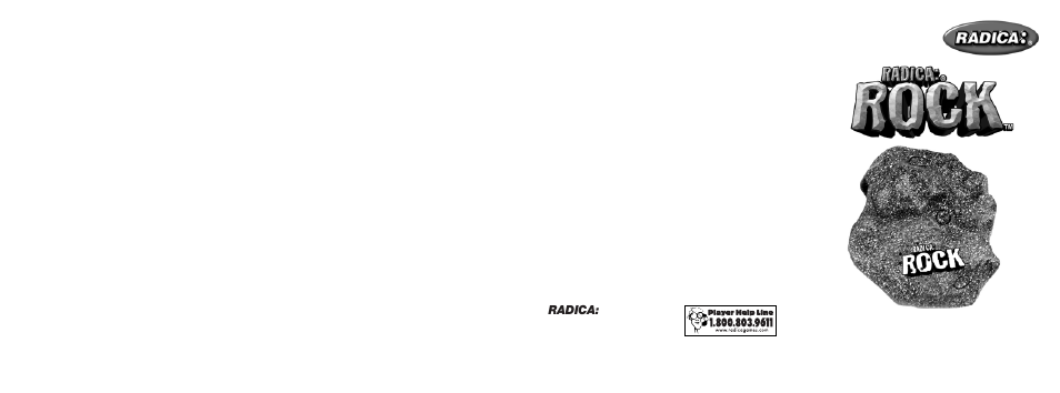 Instruction manual | Radica Games Rock 71013 User Manual | Page 2 / 2