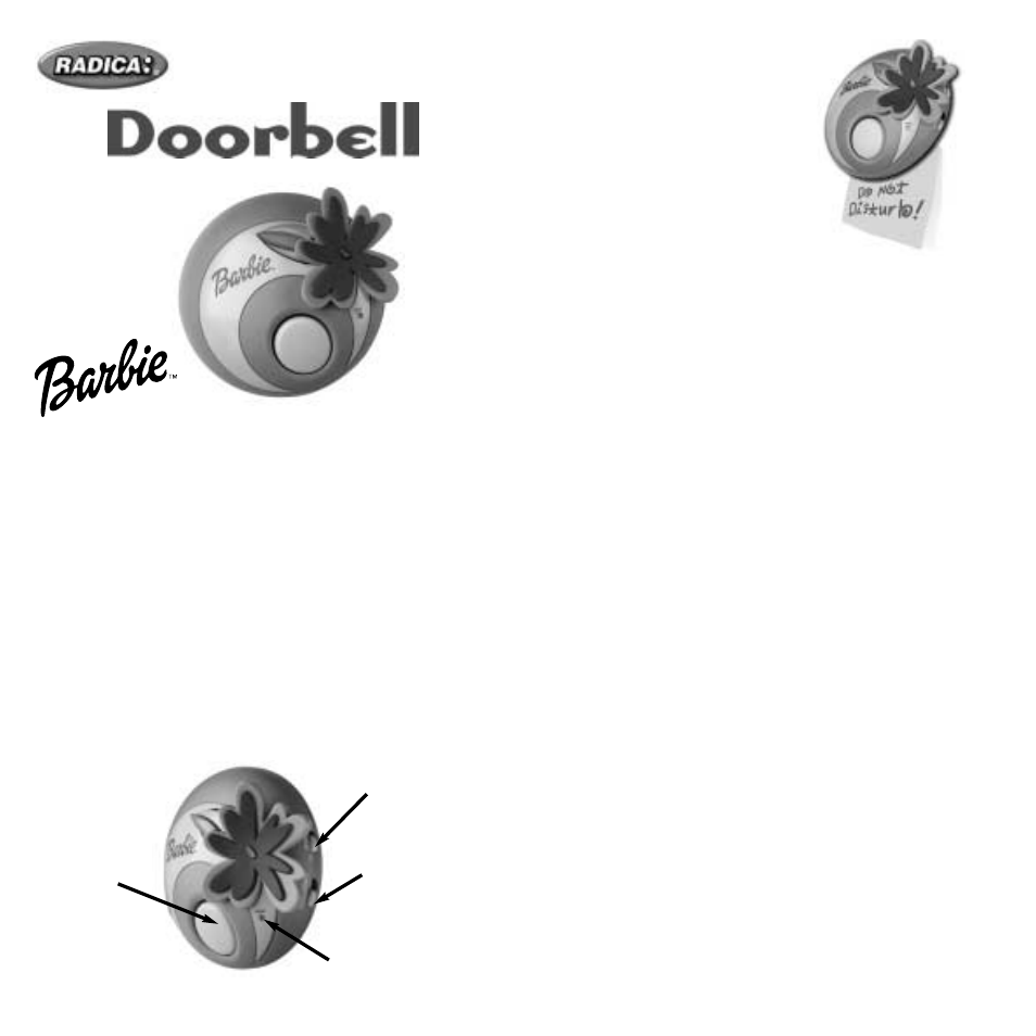 Radica Games Barbie 74001 User Manual | 2 pages