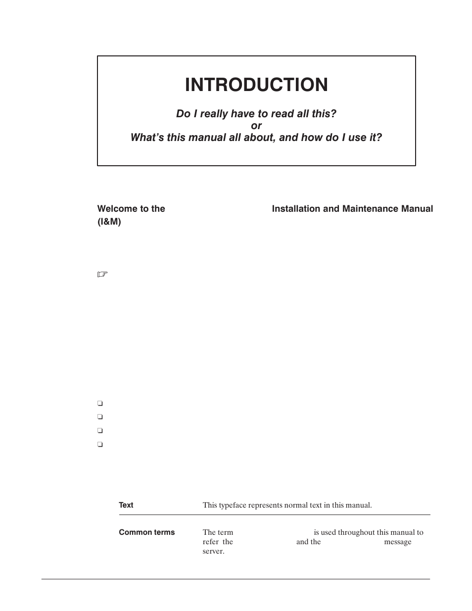 Introduction, Conventions | Reliant Octel 200 and Octel 300 Message Servers PB6001401 User Manual | Page 19 / 668