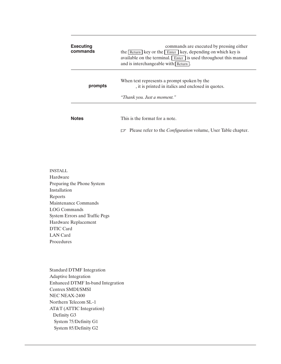 Installation and maintenance, Integration | Reliant Octel 200 and Octel 300 Message Servers PB6001401 User Manual | Page 21 / 668