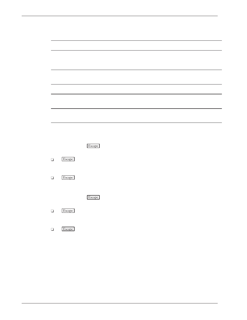 Effect of pressing the escape key | Reliant Octel 200 and Octel 300 Message Servers PB6001401 User Manual | Page 528 / 668