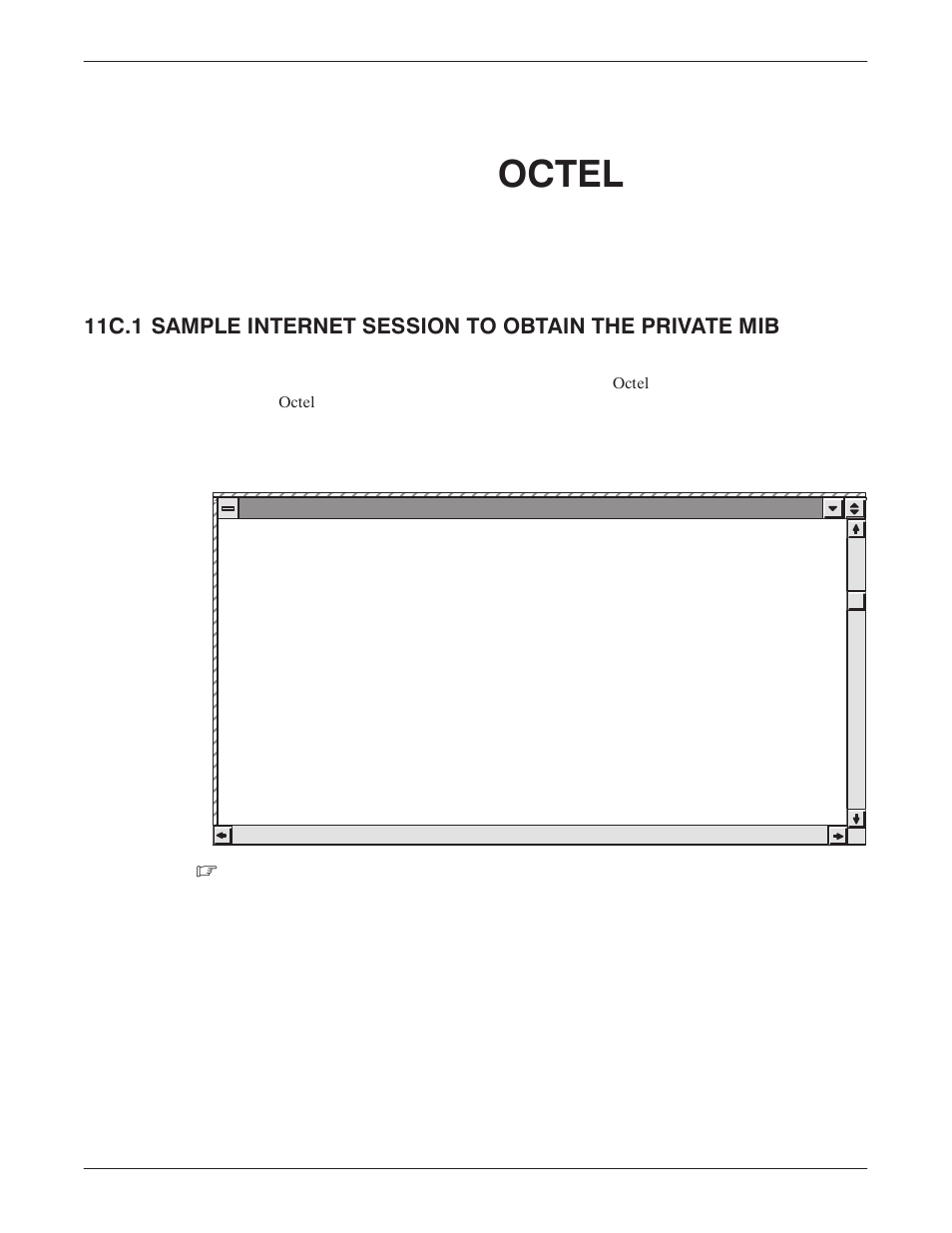 Appendix c octel private mib | Reliant Octel 200 and Octel 300 Message Servers PB6001401 User Manual | Page 547 / 668