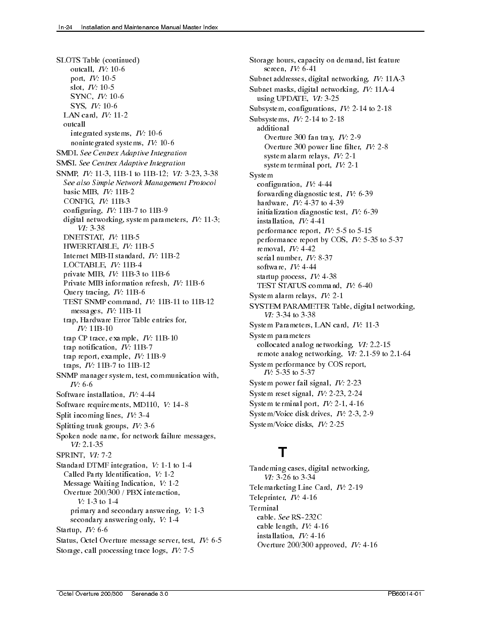 Reliant Octel 200 and Octel 300 Message Servers PB6001401 User Manual | Page 666 / 668