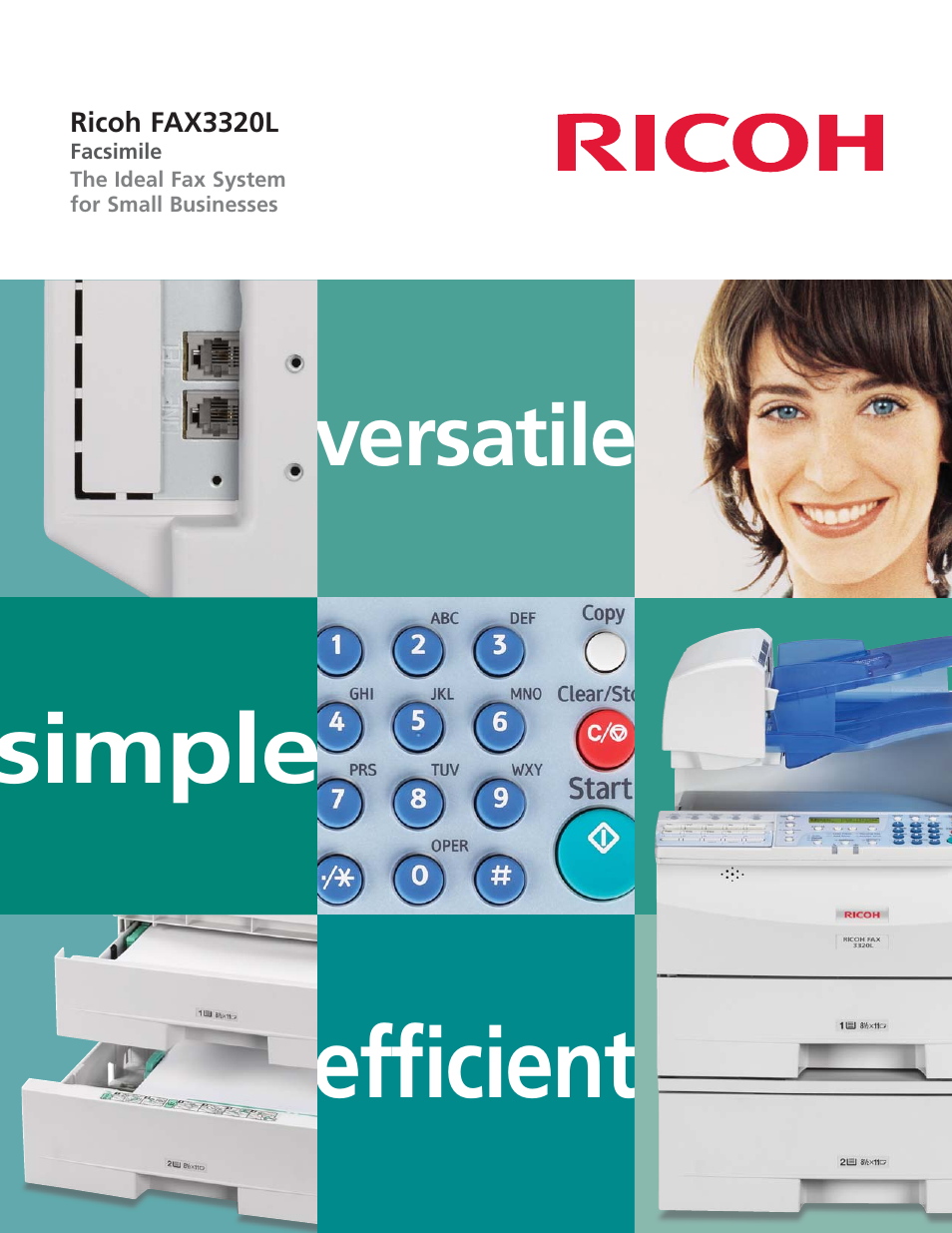 Ricoh FAX3320L User Manual | 4 pages