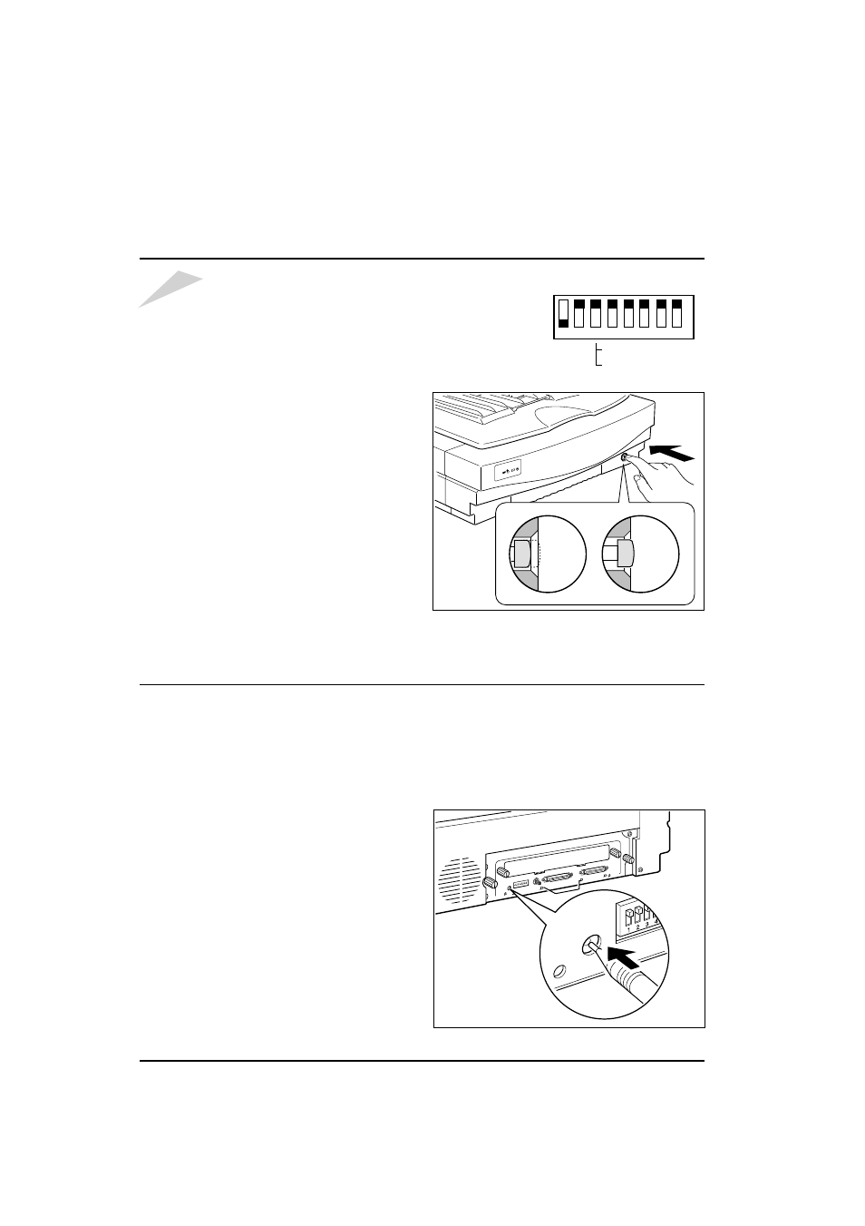 Turning the power on, Turning the power on ¡ initializing the scanner | Ricoh IS430 User Manual | Page 16 / 45