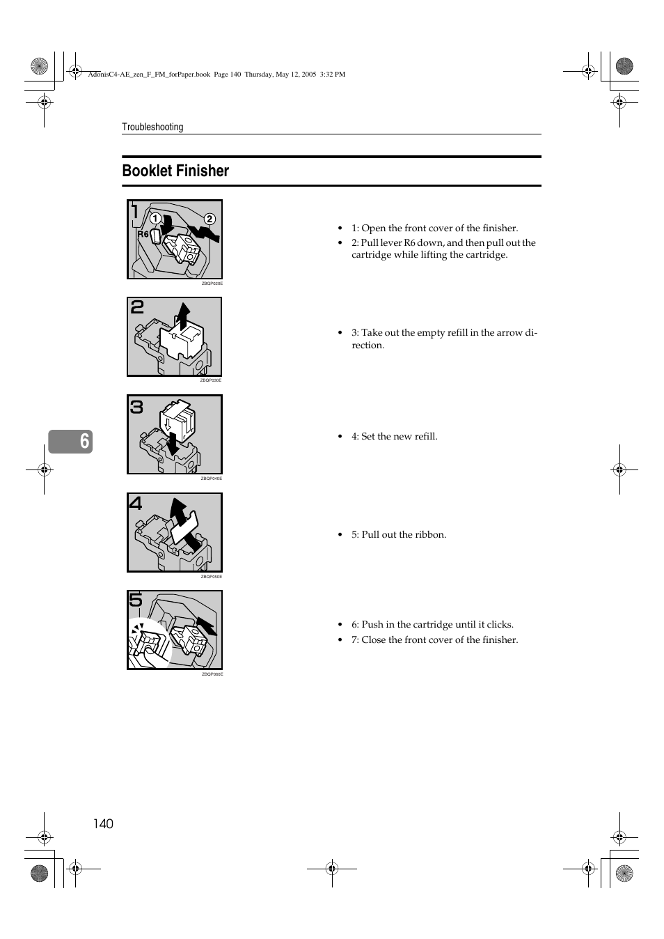 Booklet finisher | Ricoh IS 2245 User Manual | Page 152 / 196