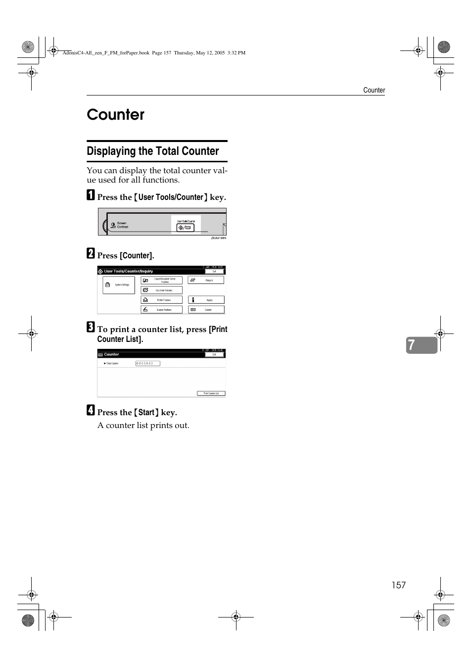 7counter | Ricoh IS 2245 User Manual | Page 169 / 196