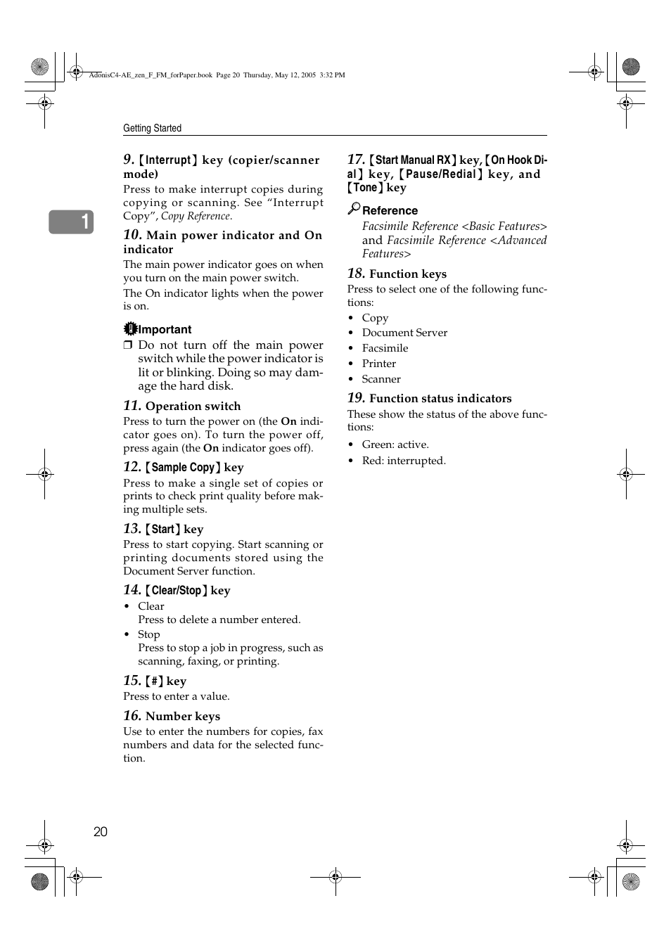 Ricoh IS 2245 User Manual | Page 32 / 196
