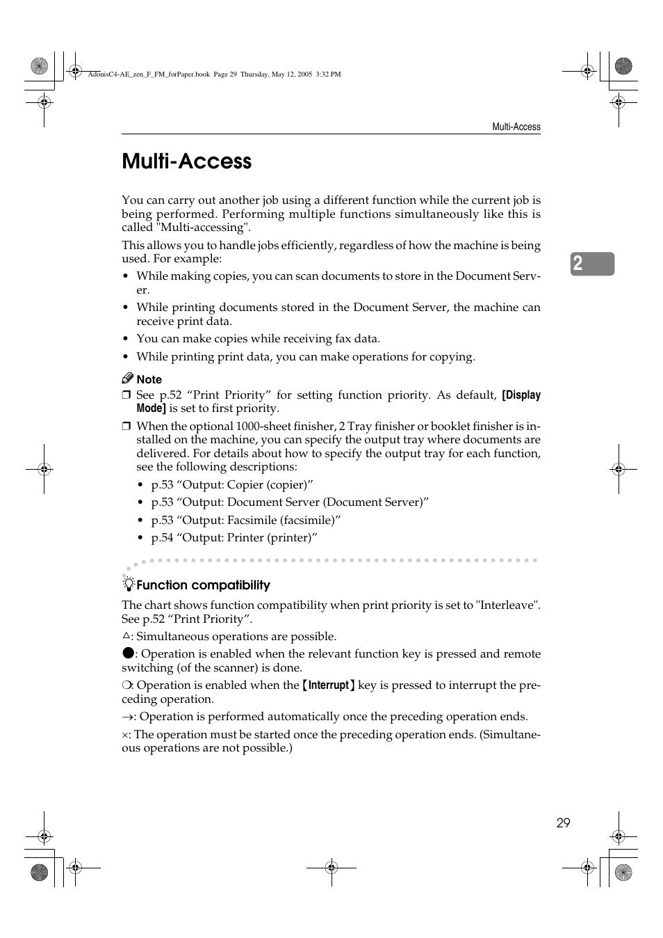2multi-access | Ricoh IS 2245 User Manual | Page 41 / 196