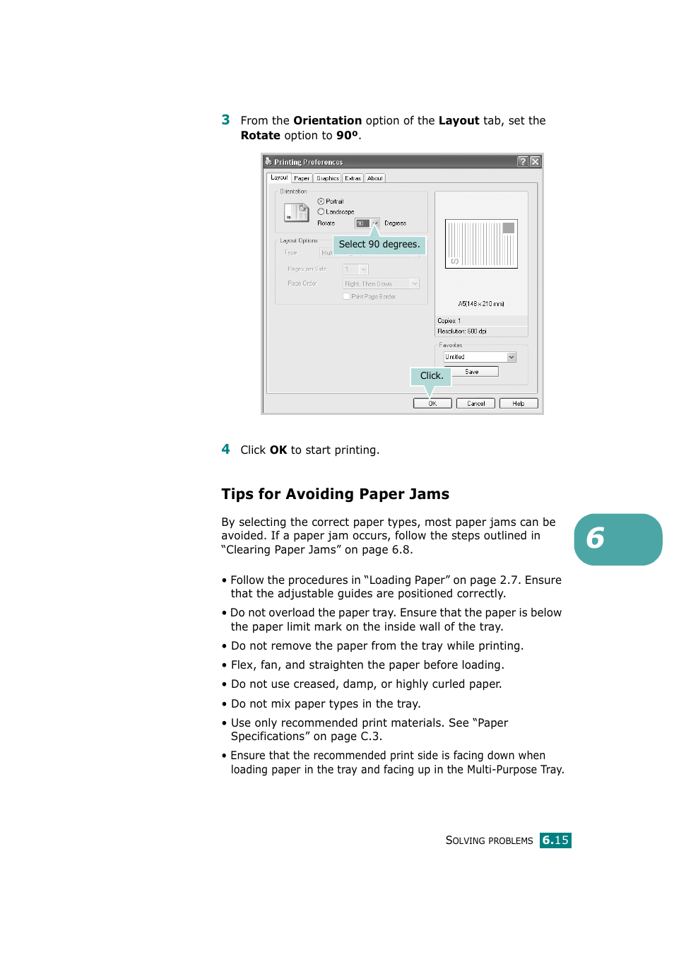 Tips for avoiding paper jams | Ricoh Aficio BP20N User Manual | Page 134 / 172