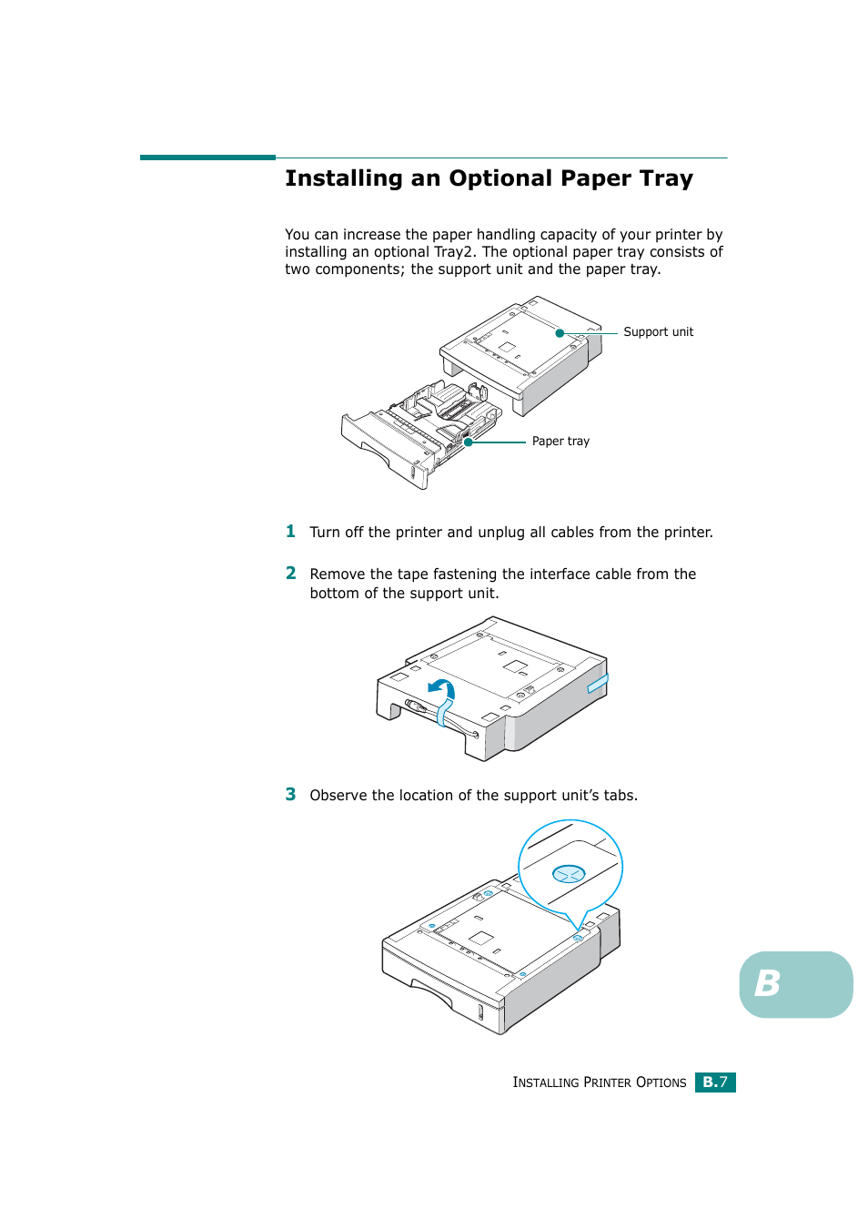 Installing an optional paper tray | Ricoh Aficio BP20N User Manual | Page 158 / 172
