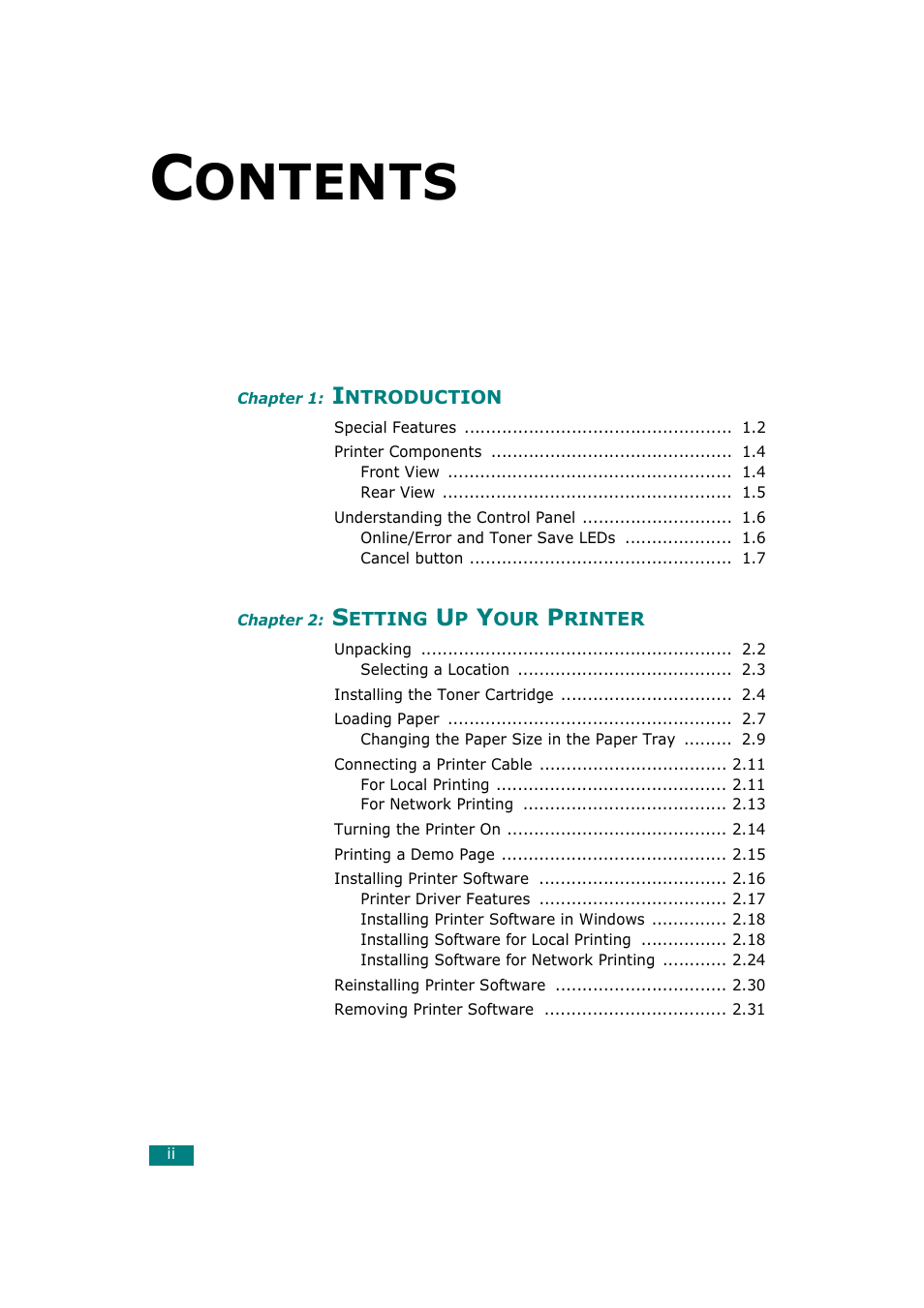 Ricoh Aficio BP20N User Manual | Page 3 / 172