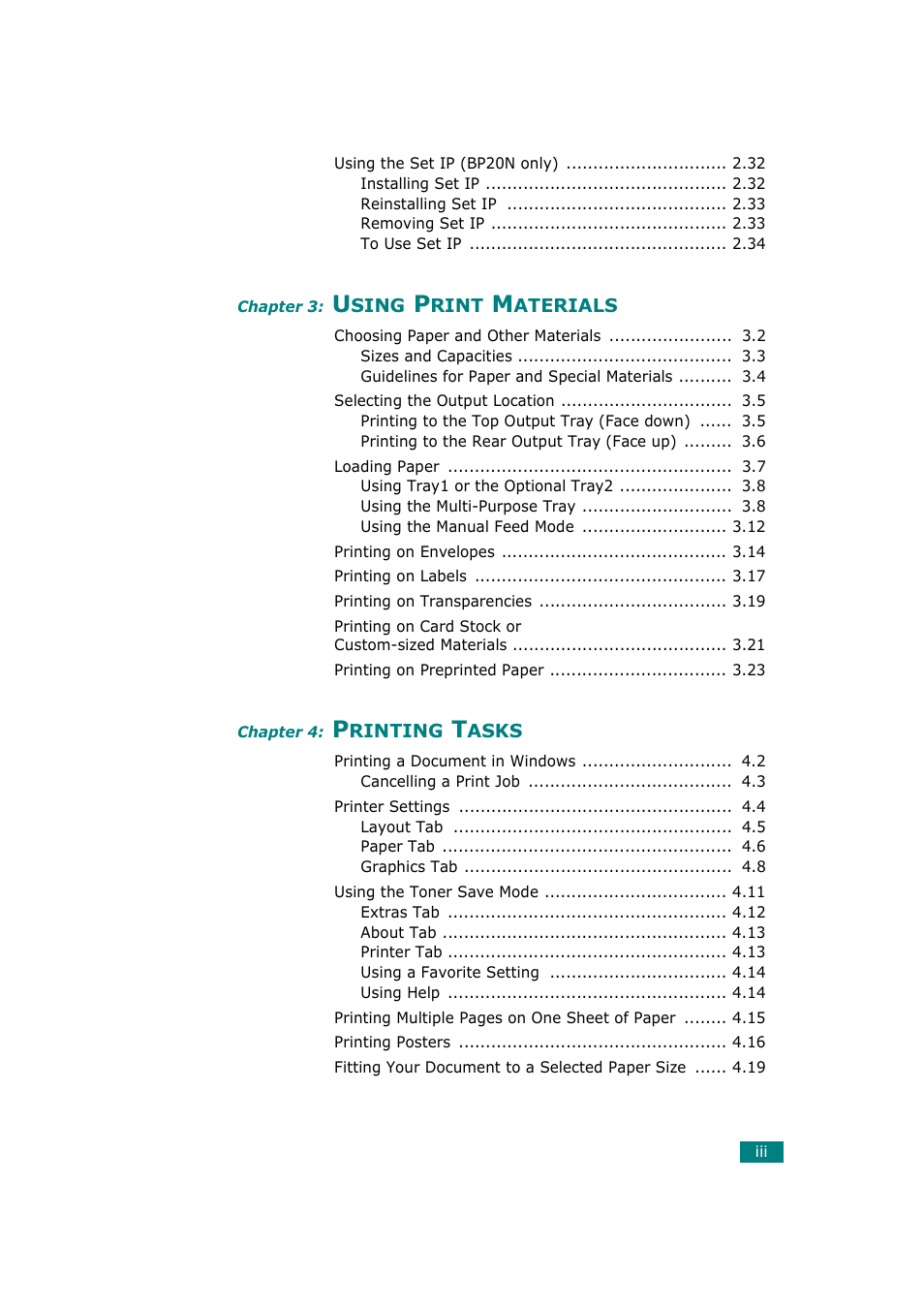 Ricoh Aficio BP20N User Manual | Page 4 / 172