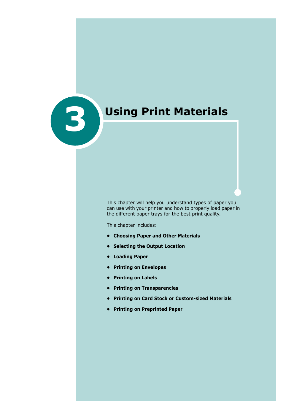 3 using print materials, Chapter 3, Sing | Rint, Aterials, Using print materials | Ricoh Aficio BP20N User Manual | Page 54 / 172
