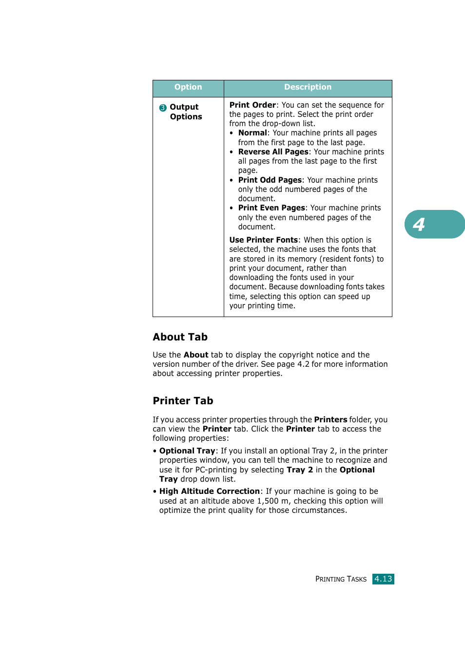 About tab, Printer tab, About tab printer tab | Ricoh Aficio BP20N User Manual | Page 90 / 172