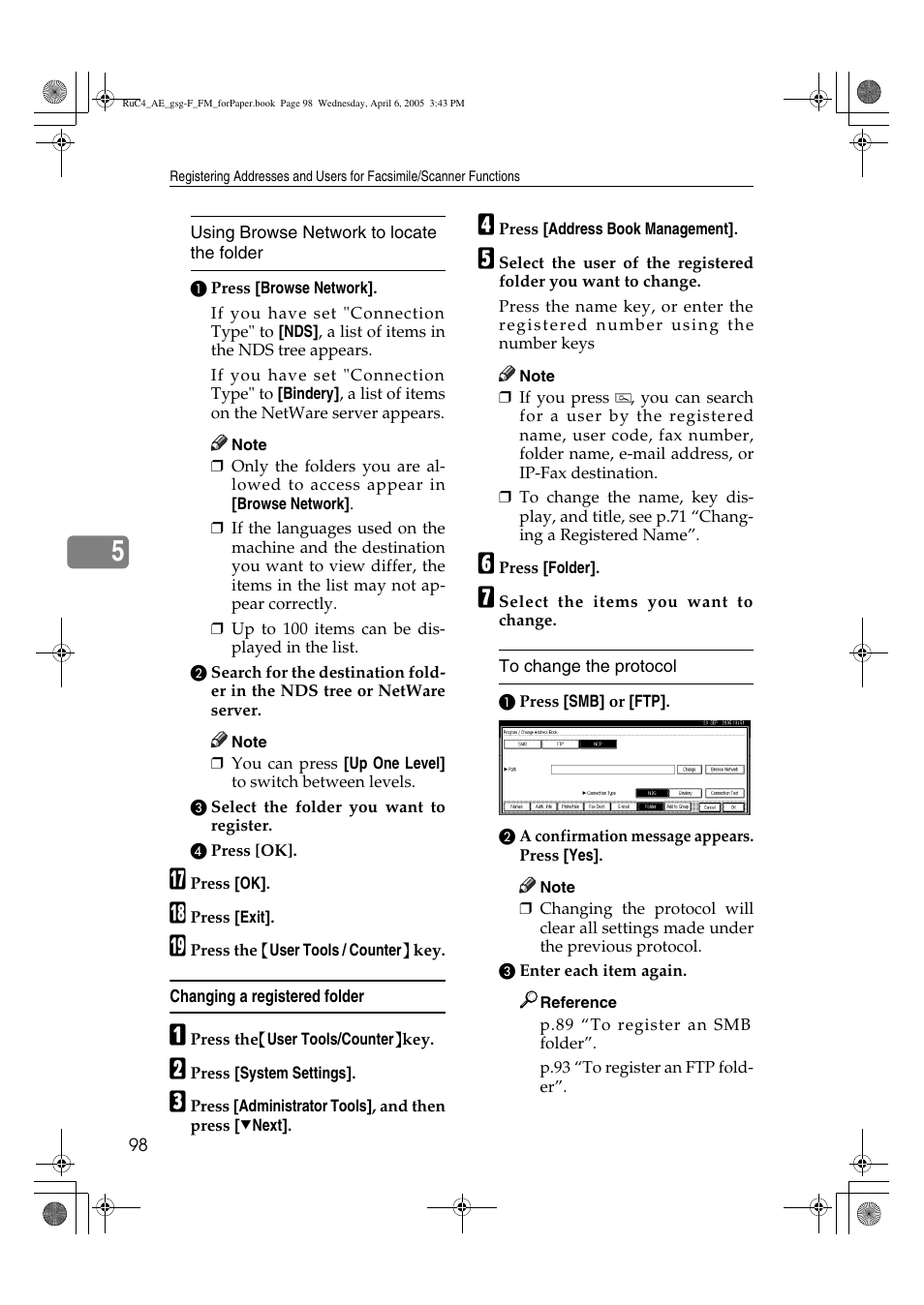 Ricoh Aficio IS 2225 User Manual | Page 110 / 180