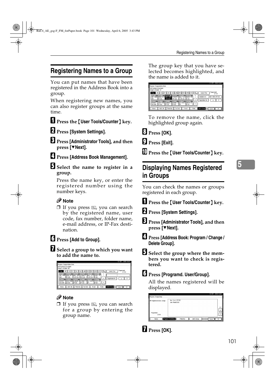 Ricoh Aficio IS 2225 User Manual | Page 113 / 180