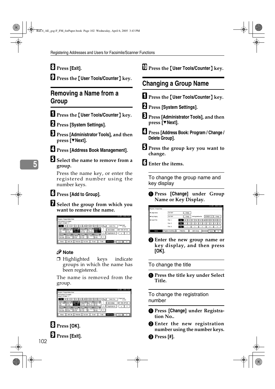 Ricoh Aficio IS 2225 User Manual | Page 114 / 180