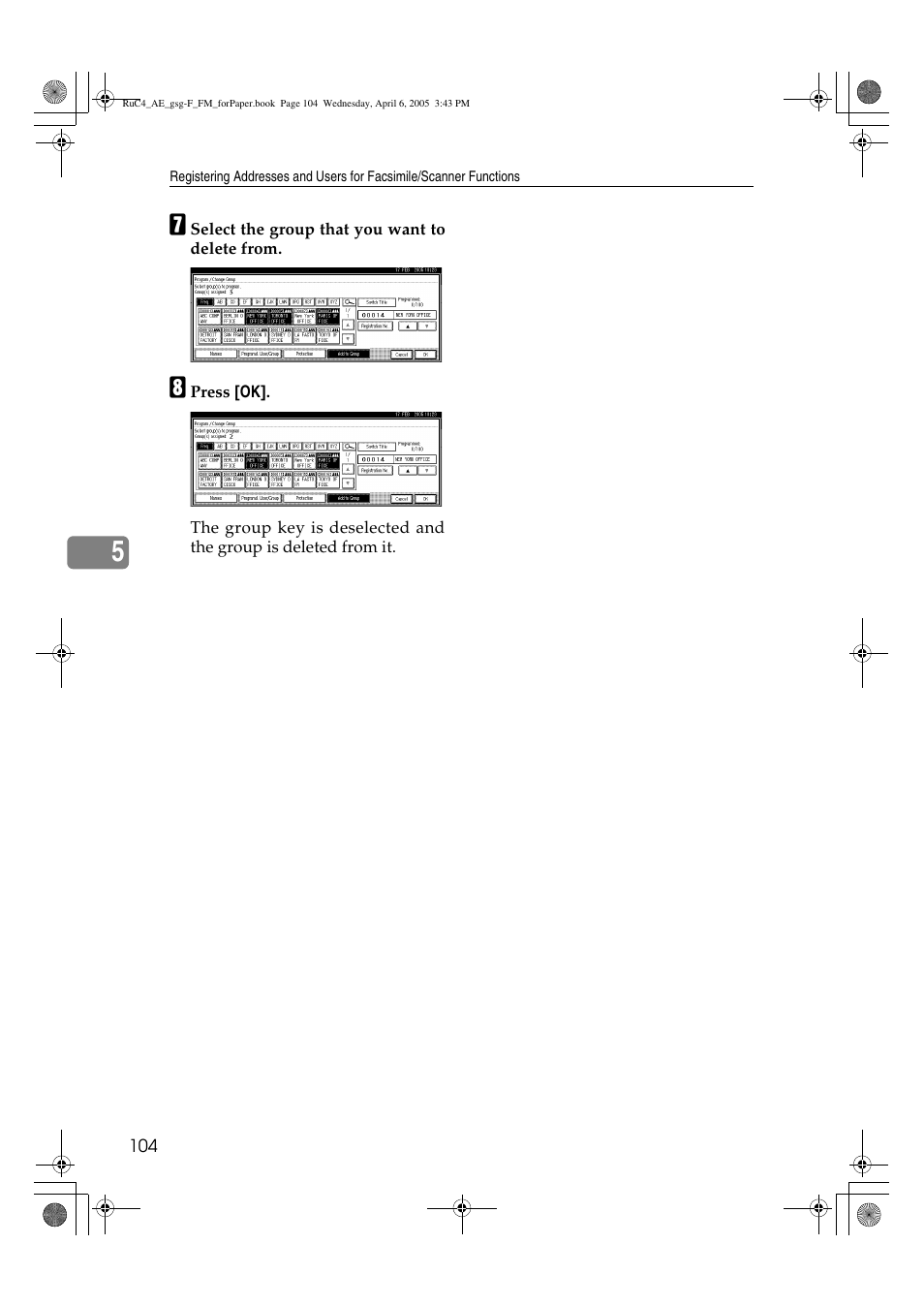 Ricoh Aficio IS 2225 User Manual | Page 116 / 180