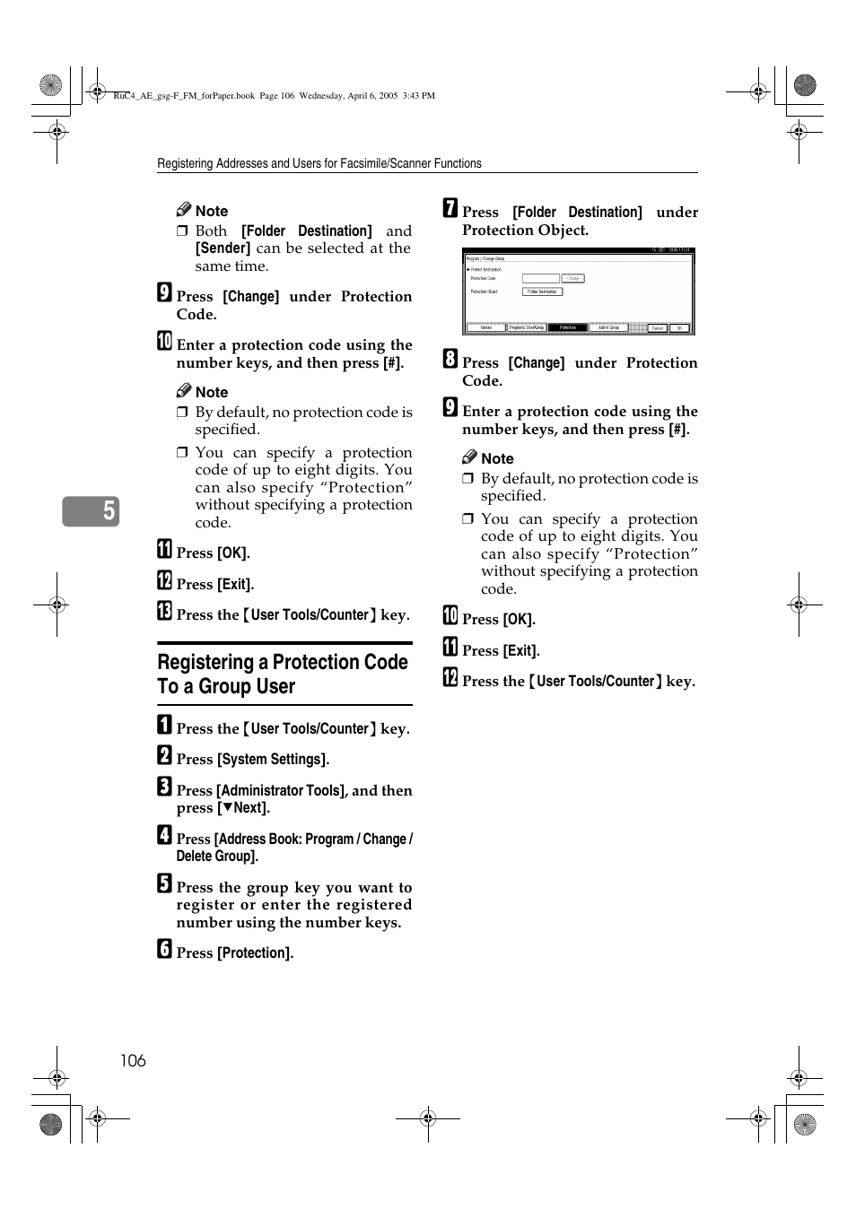 Ricoh Aficio IS 2225 User Manual | Page 118 / 180