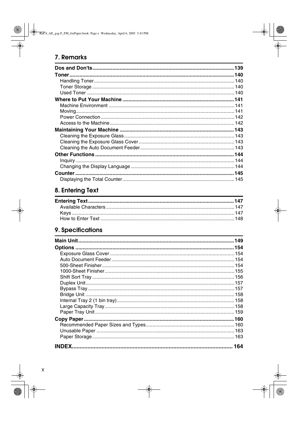 Ricoh Aficio IS 2225 User Manual | Page 12 / 180