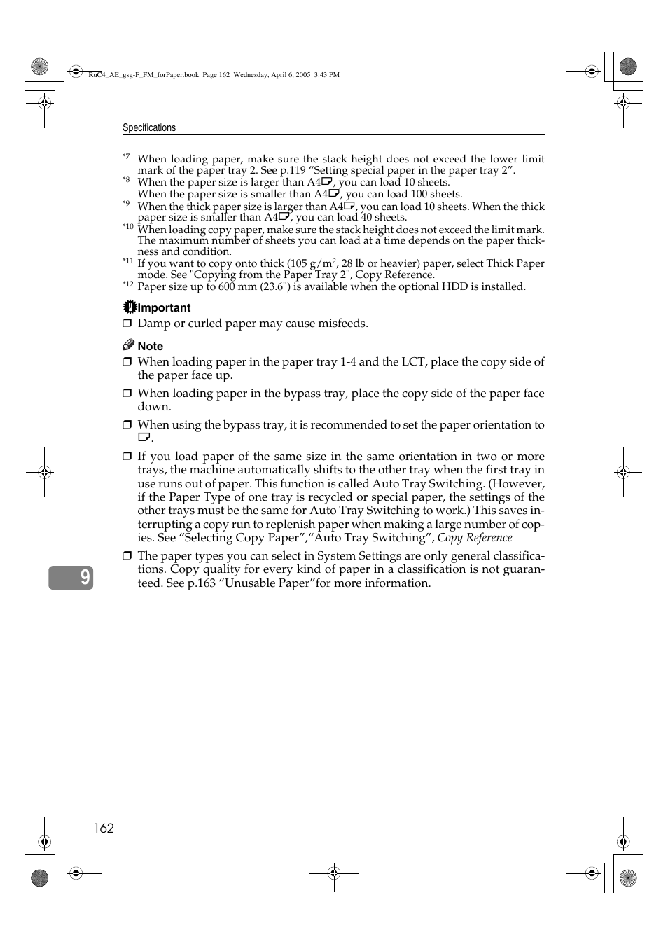 Ricoh Aficio IS 2225 User Manual | Page 174 / 180