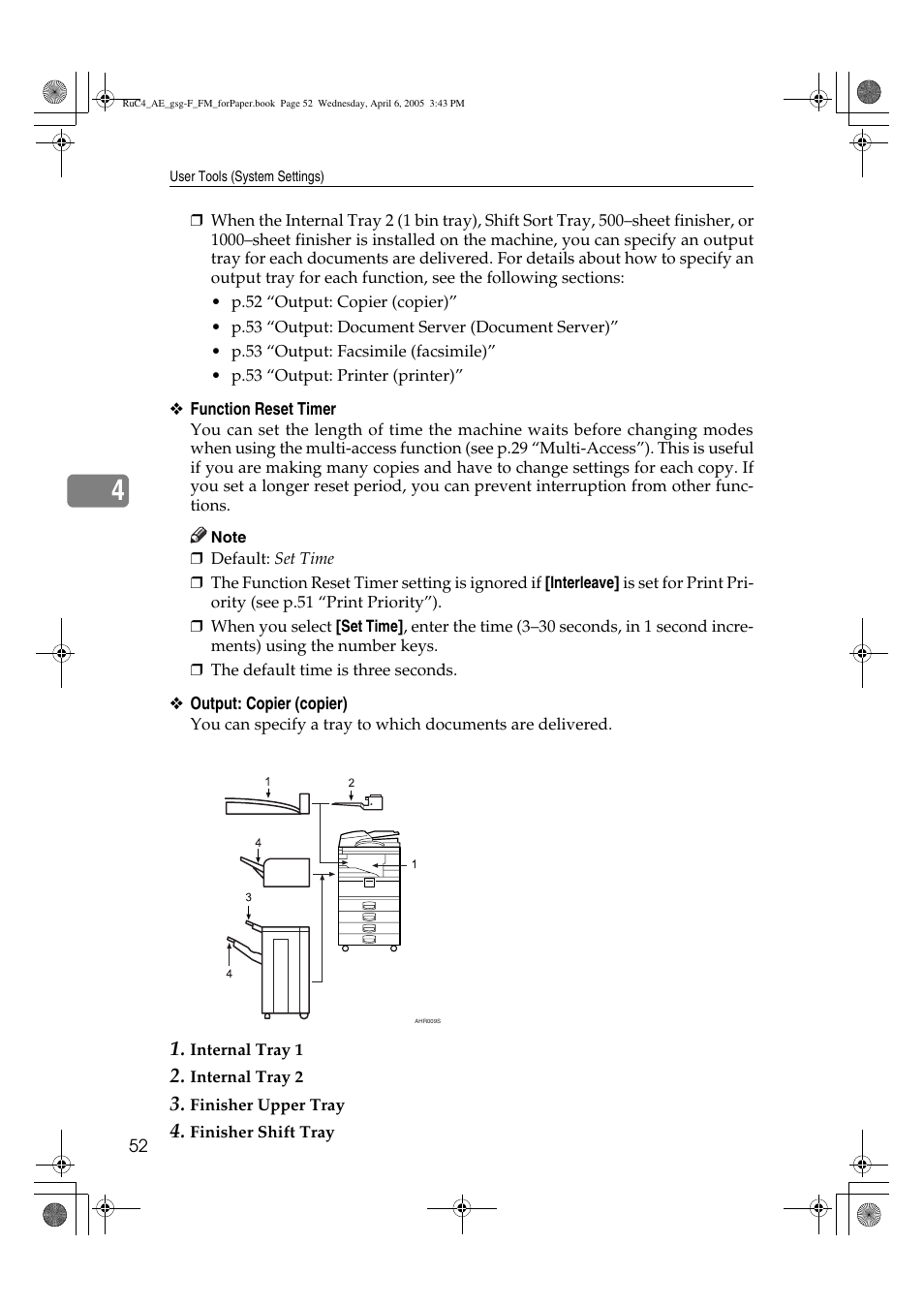 Ricoh Aficio IS 2225 User Manual | Page 64 / 180