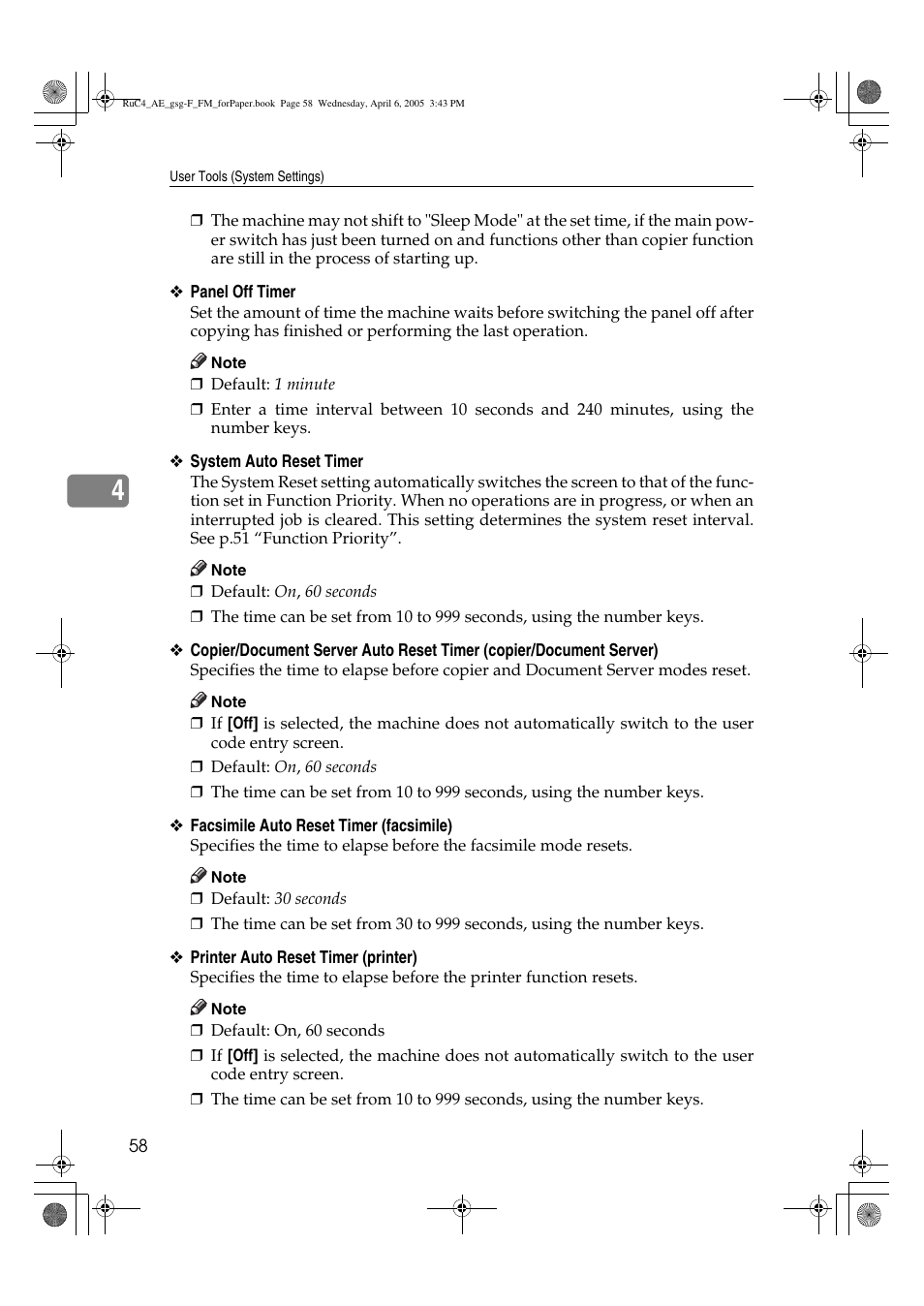 Ricoh Aficio IS 2225 User Manual | Page 70 / 180