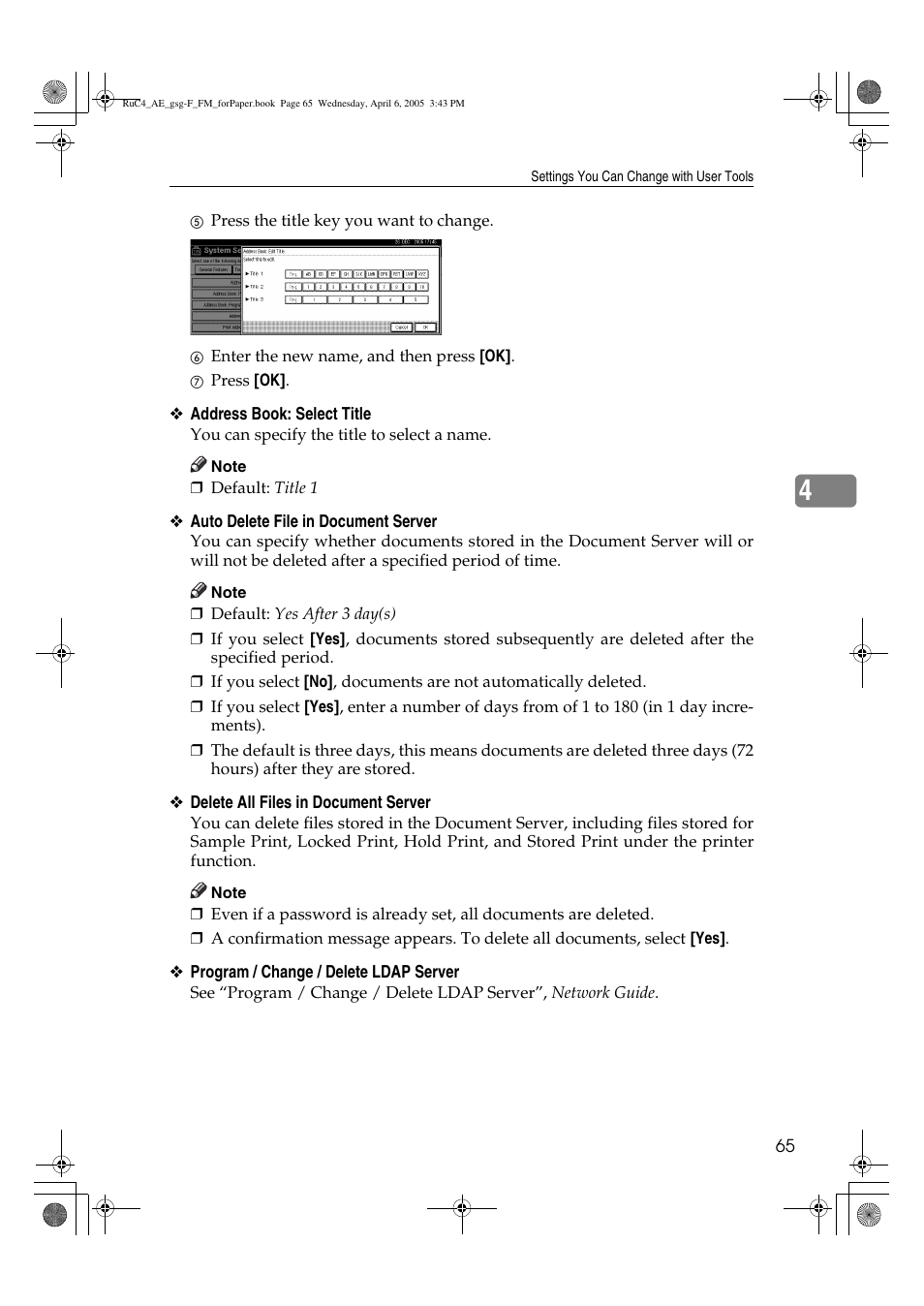 Ricoh Aficio IS 2225 User Manual | Page 77 / 180