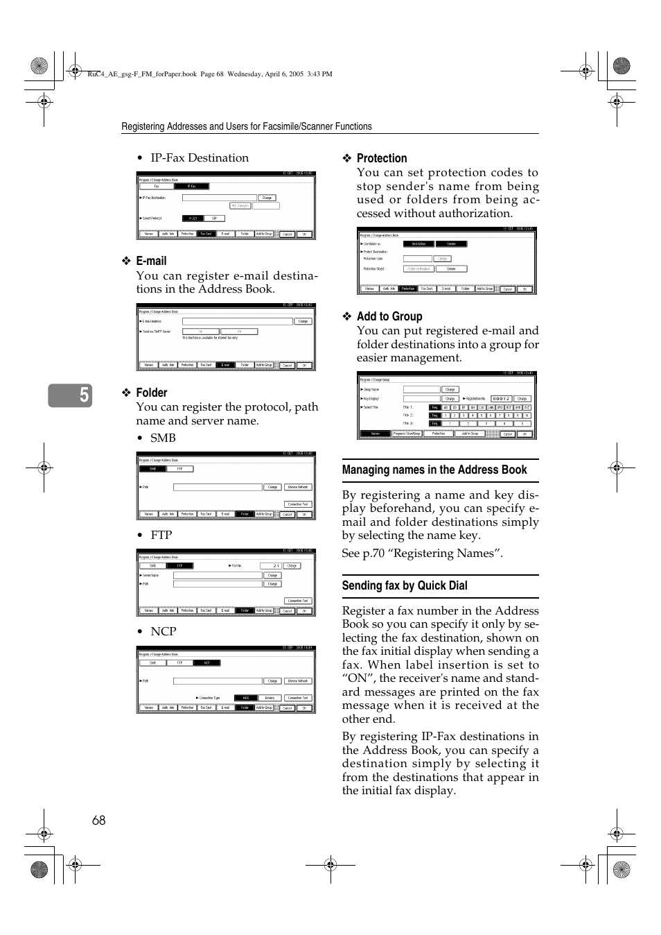 Ricoh Aficio IS 2225 User Manual | Page 80 / 180
