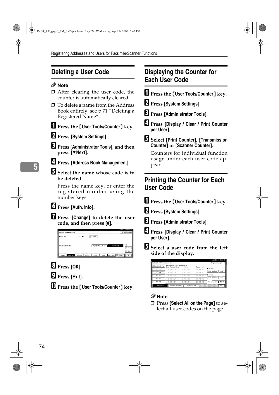 Ricoh Aficio IS 2225 User Manual | Page 86 / 180