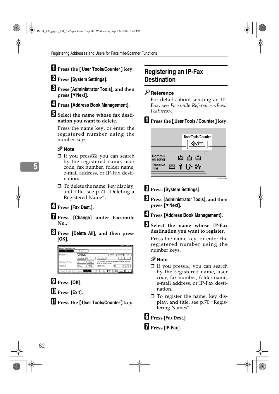 Ricoh Aficio IS 2225 User Manual | Page 94 / 180