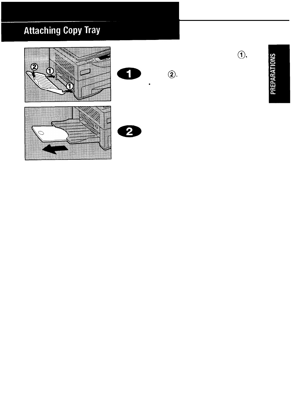 Attaching the copy tray, When you | Ricoh FT 1008 User Manual | Page 18 / 65