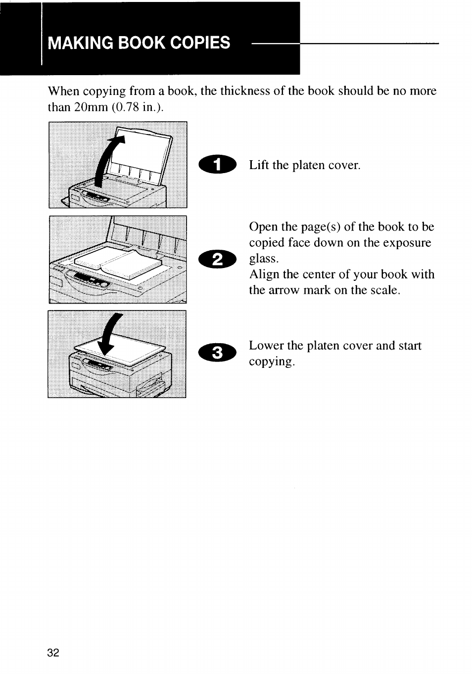 Book copies | Ricoh FT 1008 User Manual | Page 31 / 65