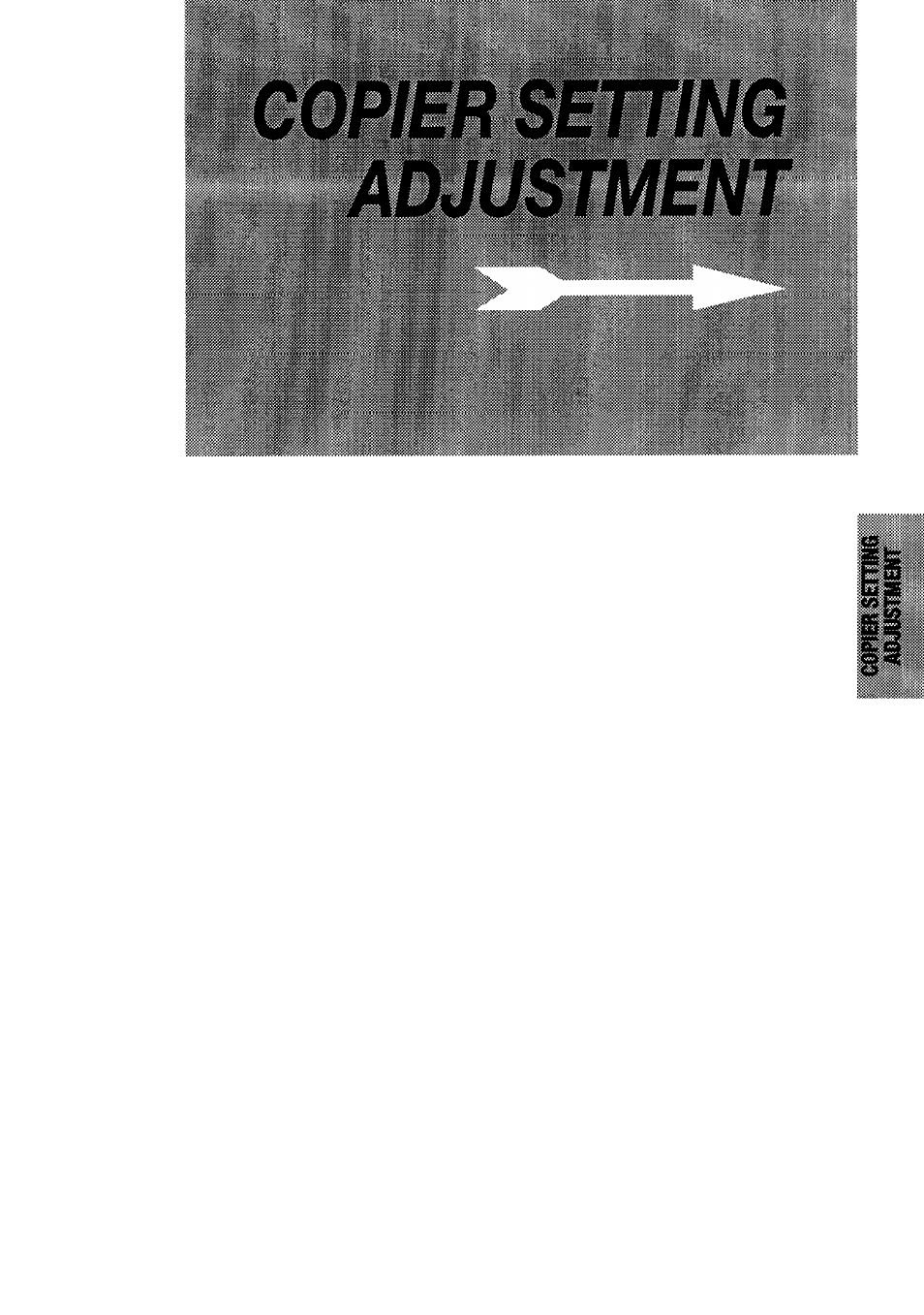Copier setting and adjustment | Ricoh FT 1008 User Manual | Page 32 / 65