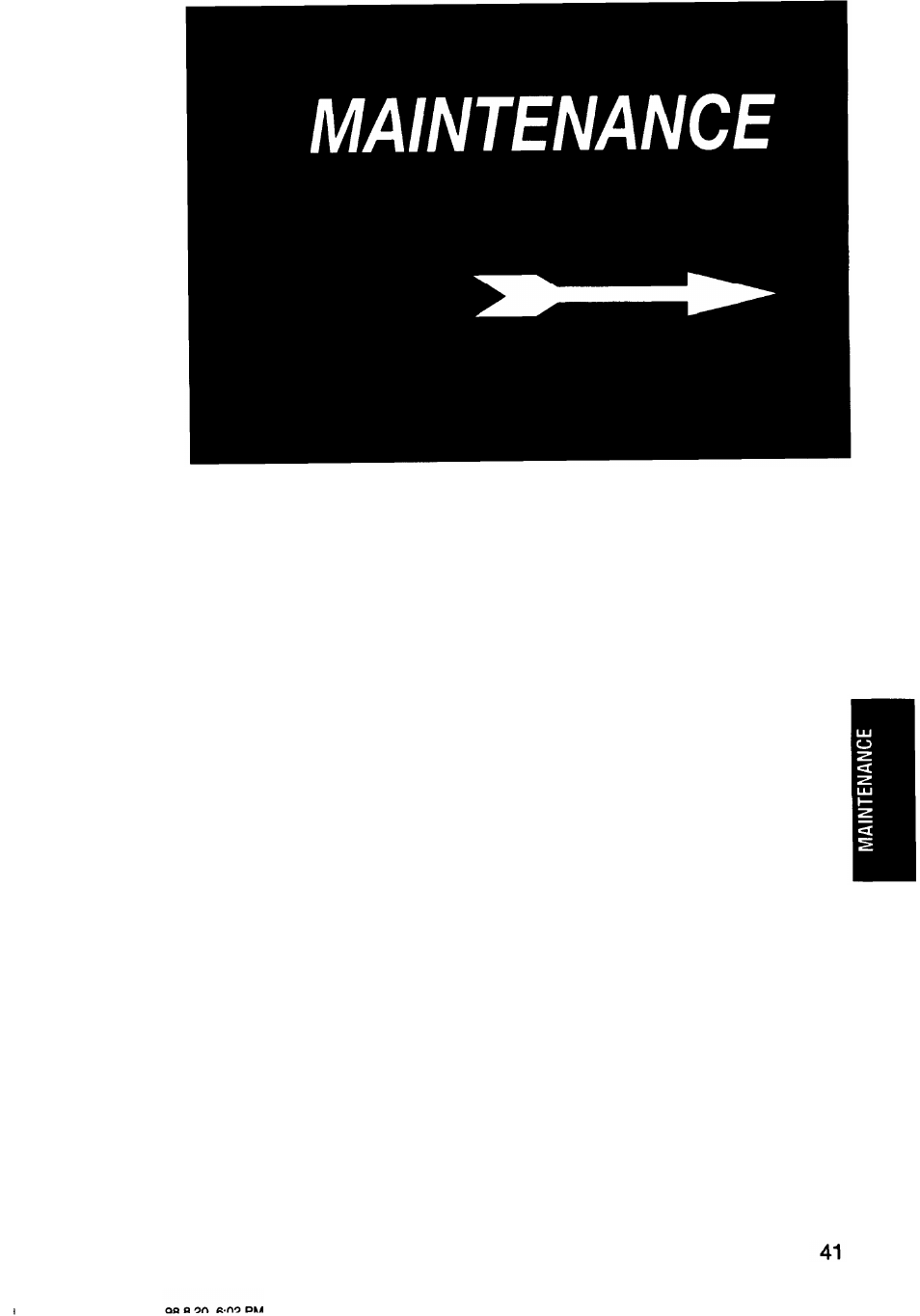 Maintenance | Ricoh FT 1008 User Manual | Page 40 / 65