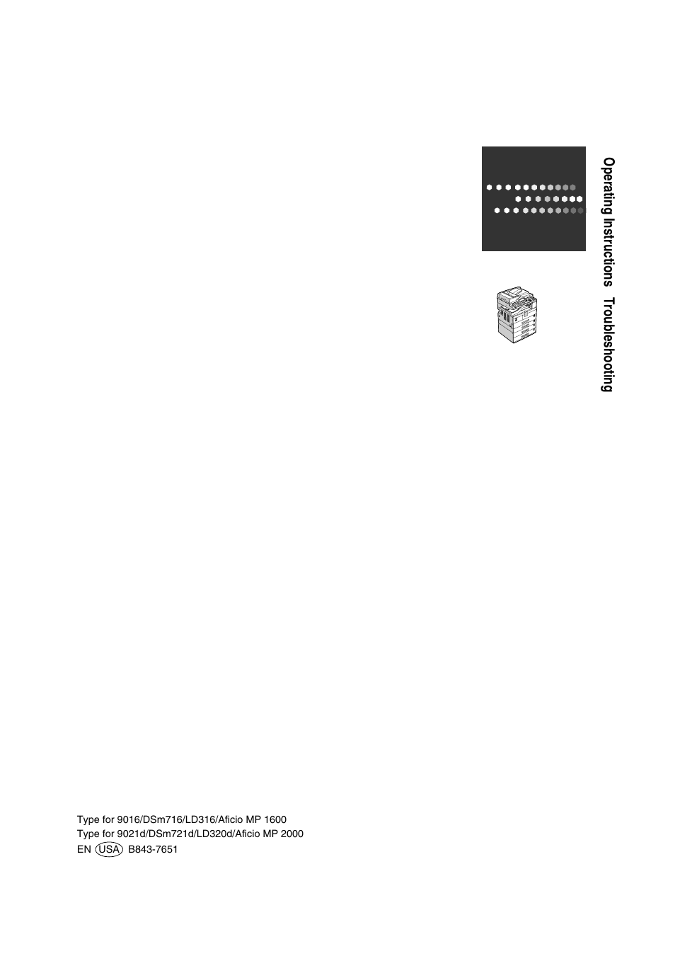 Ricoh Aficio RPCS MP 2000 User Manual | Page 108 / 108