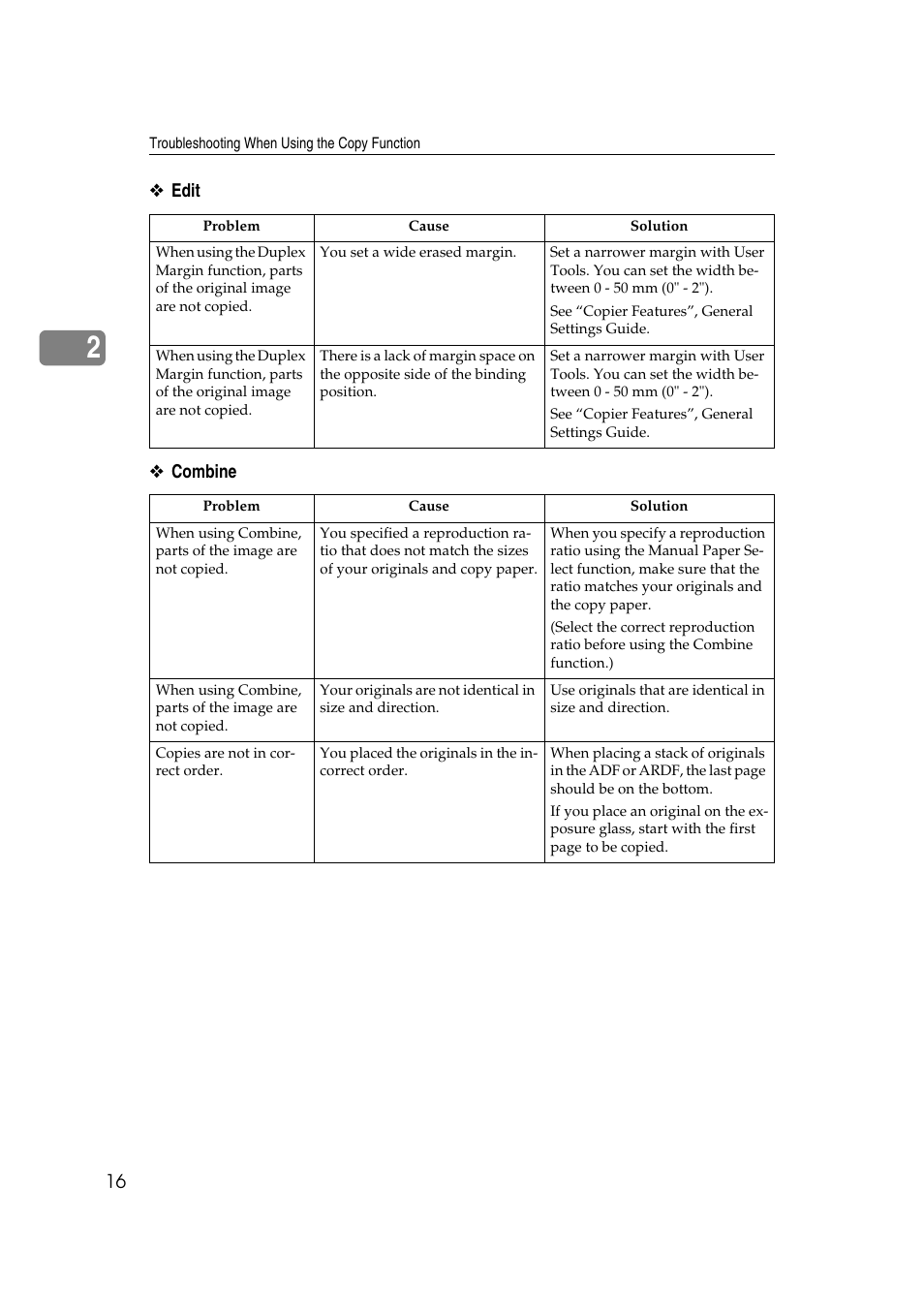 Ricoh Aficio RPCS MP 2000 User Manual | Page 22 / 108