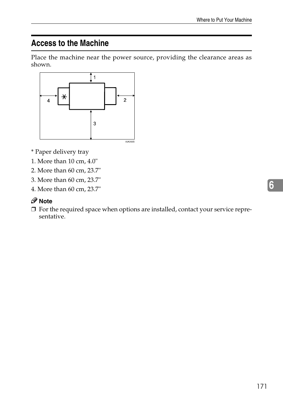 Access to the machine | Ricoh LDD280 User Manual | Page 183 / 204
