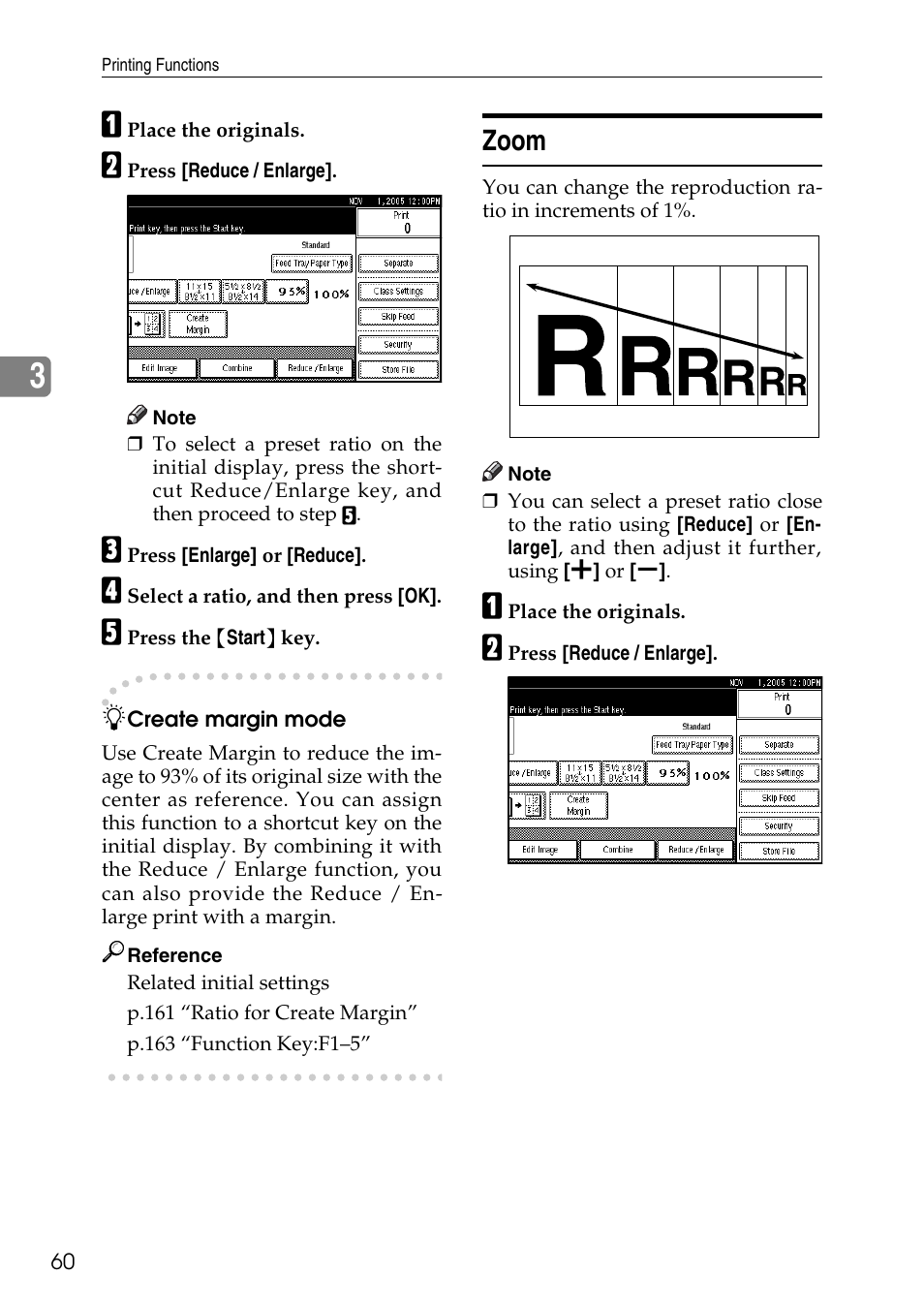 Zoom, E p.60 “zoom | Ricoh LDD280 User Manual | Page 72 / 204