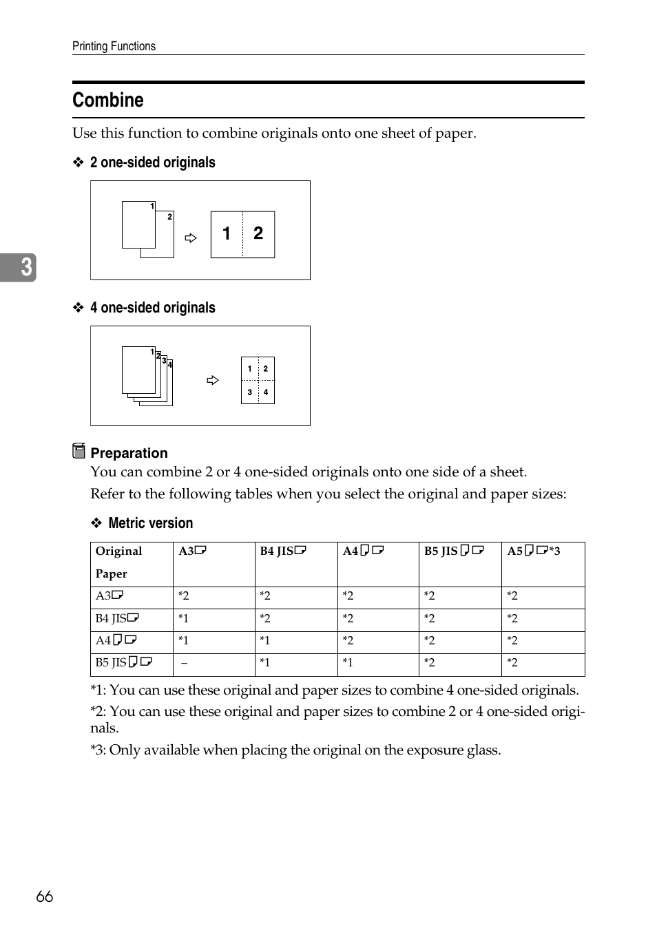 Combine, See p.66 “combine | Ricoh LDD280 User Manual | Page 78 / 204