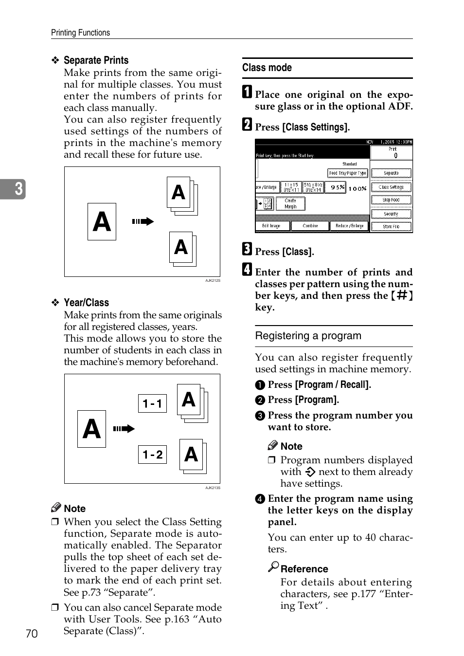 Class mode | Ricoh LDD280 User Manual | Page 82 / 204